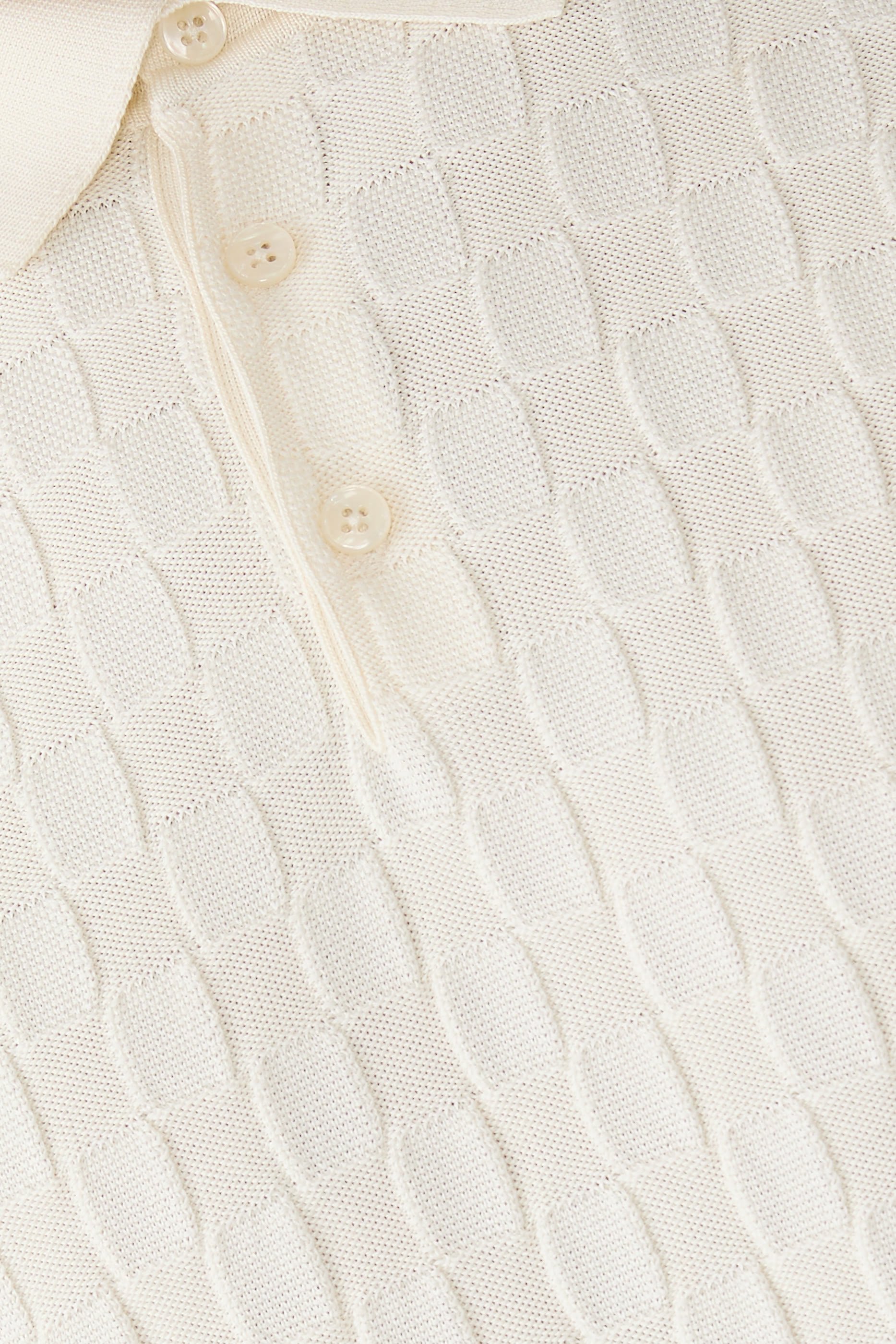 Microdot Silk Polo Shirt