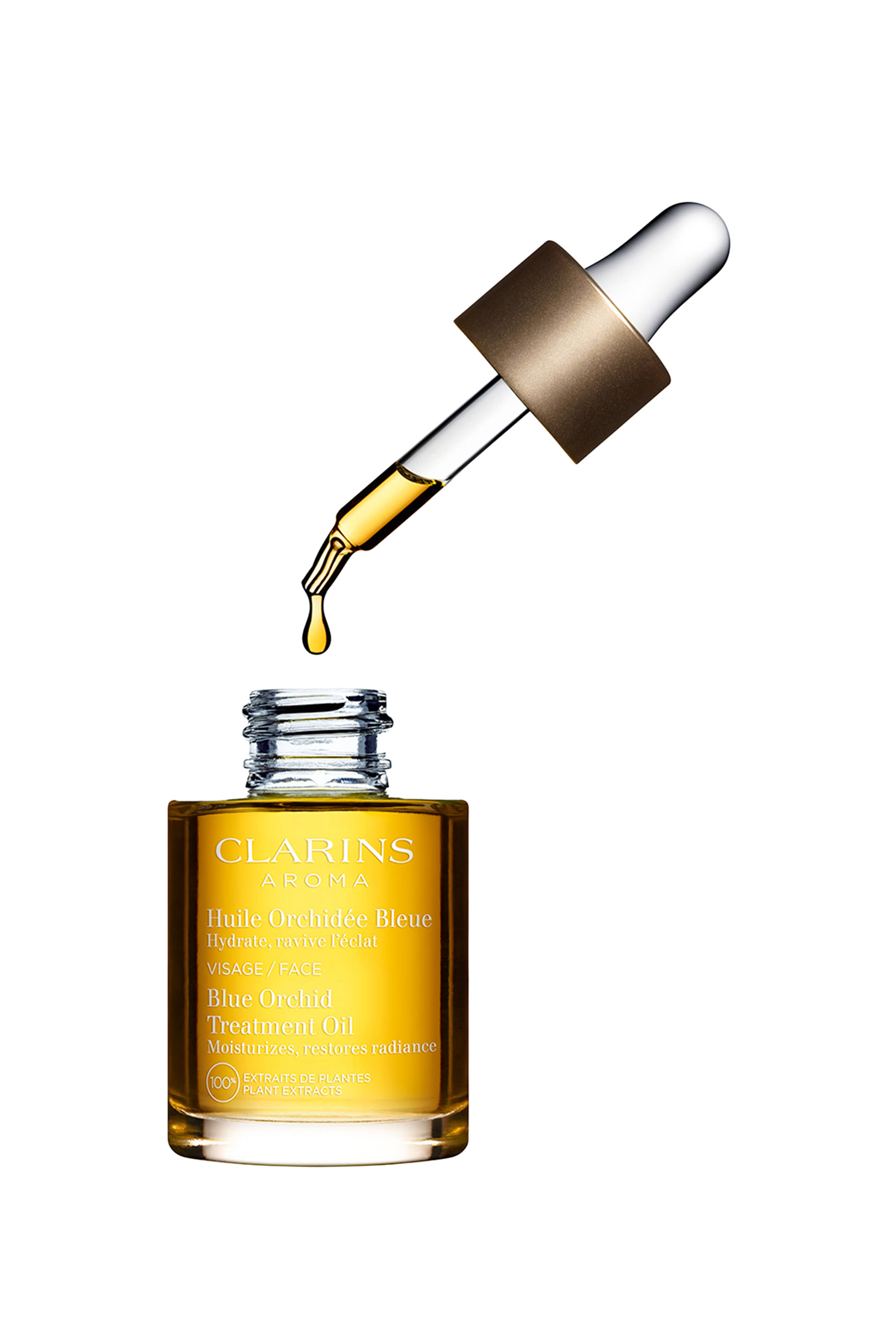 زيت علاجي للوجه بالأوركيد الأزرق