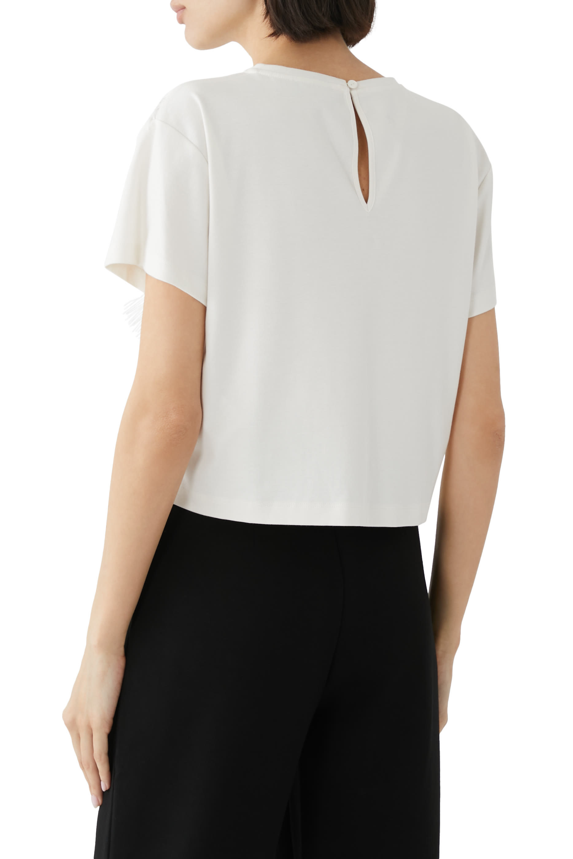 تيشيرت بشرّابات جرسيه سوبيما