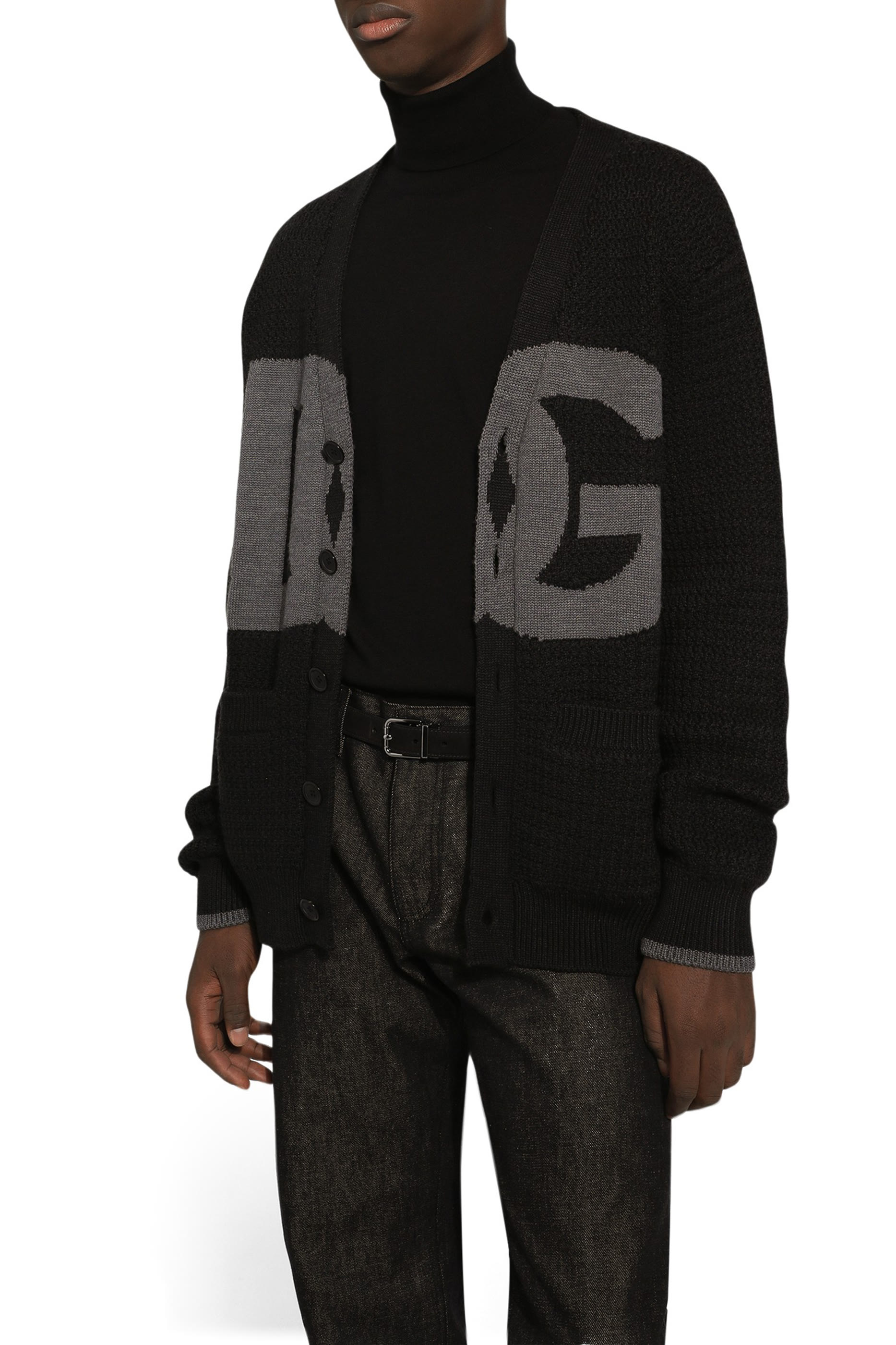 كارديجان منسوج يدويا صوف