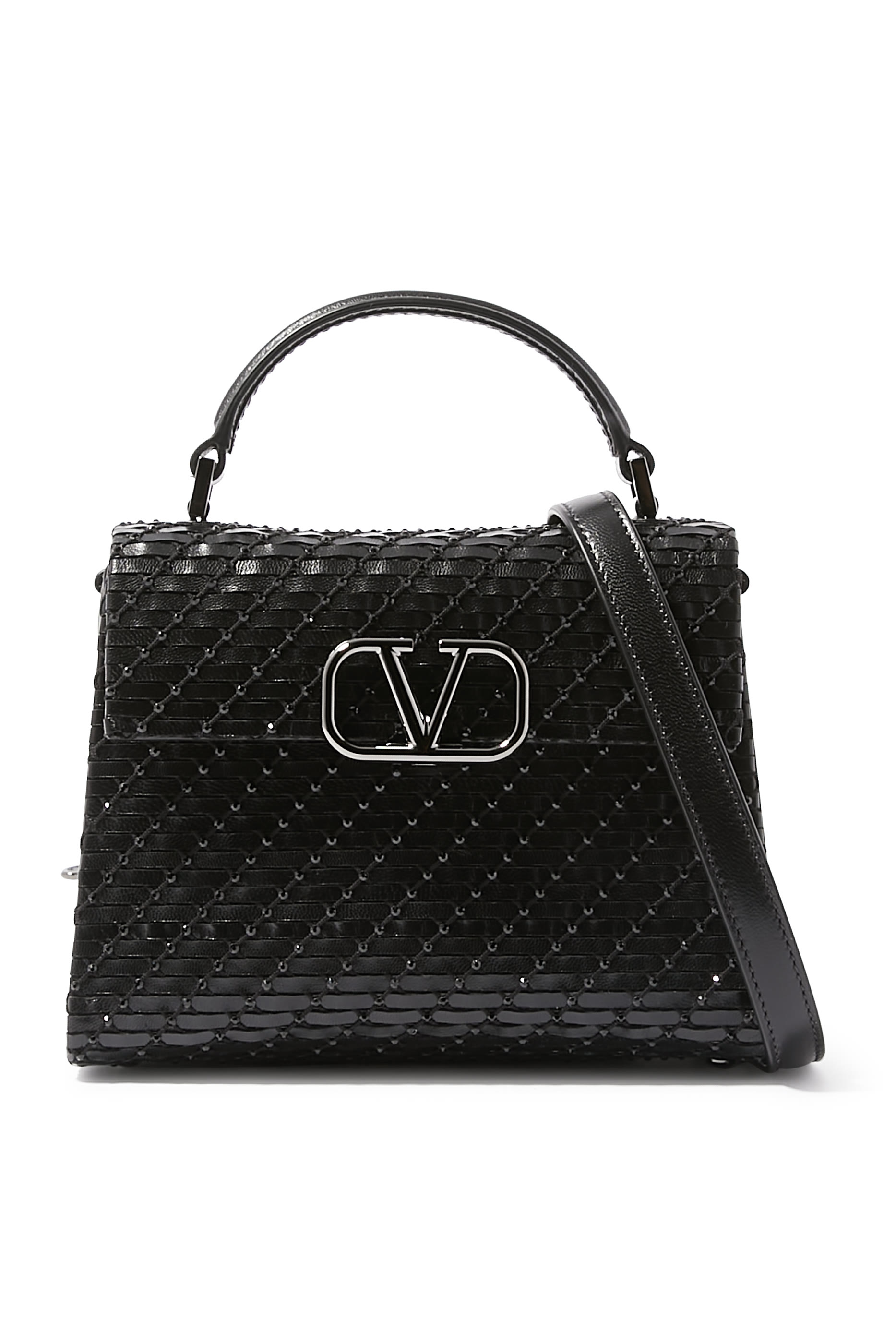 حقيبة بشعار حرفالماركة ويد علوية