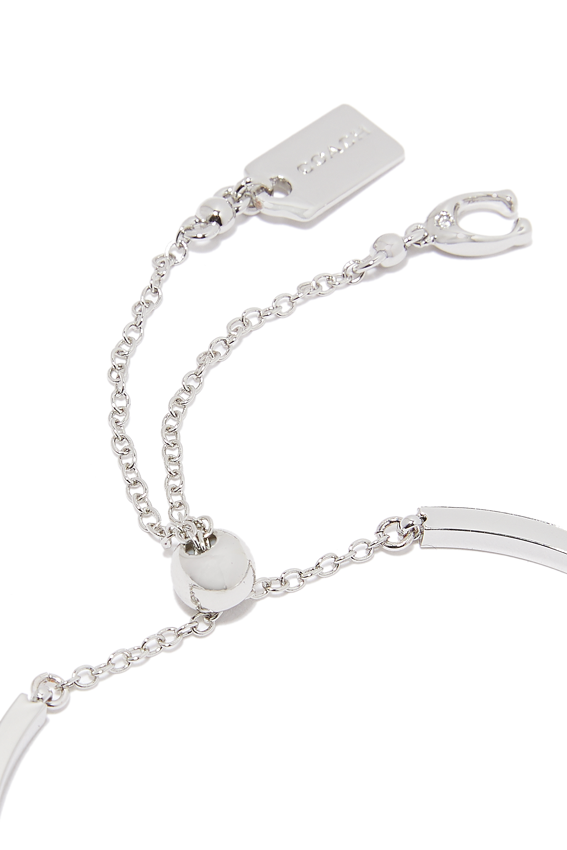 سوار مطلي بالفضة بحلية متحركة