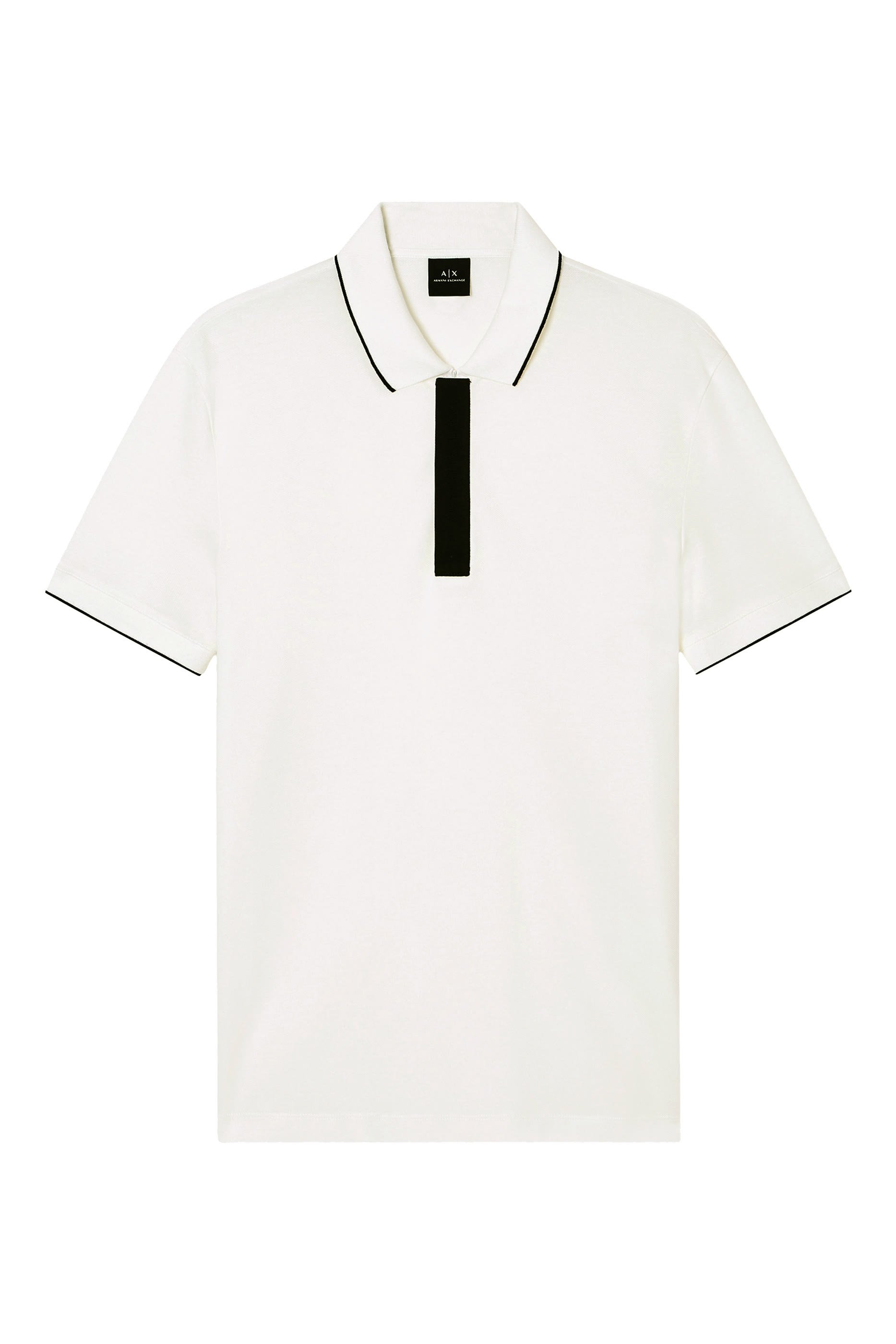  Slim Fit Polo with Button Insert