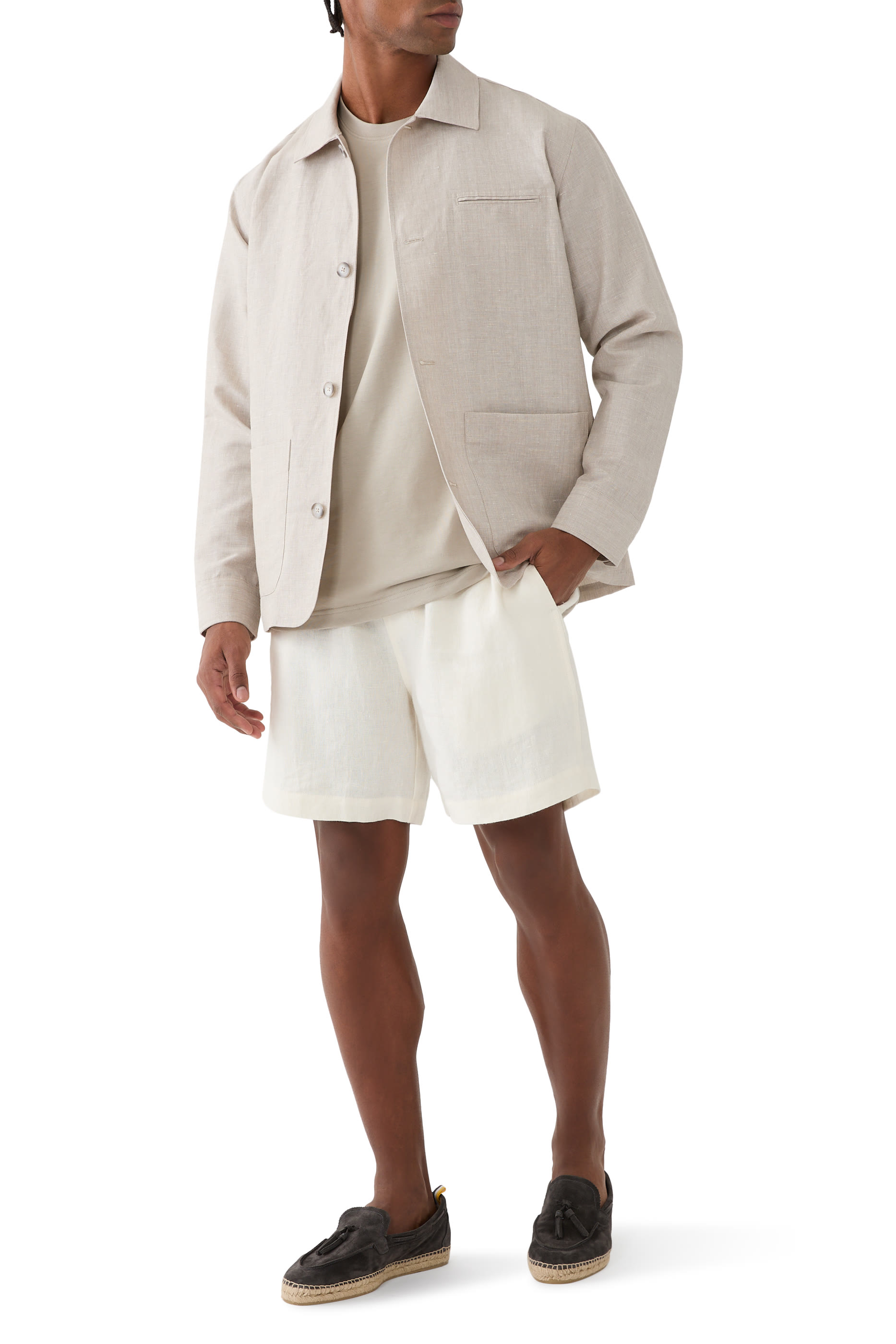 حذاء إسبادريل بنعل مسطح شمواه