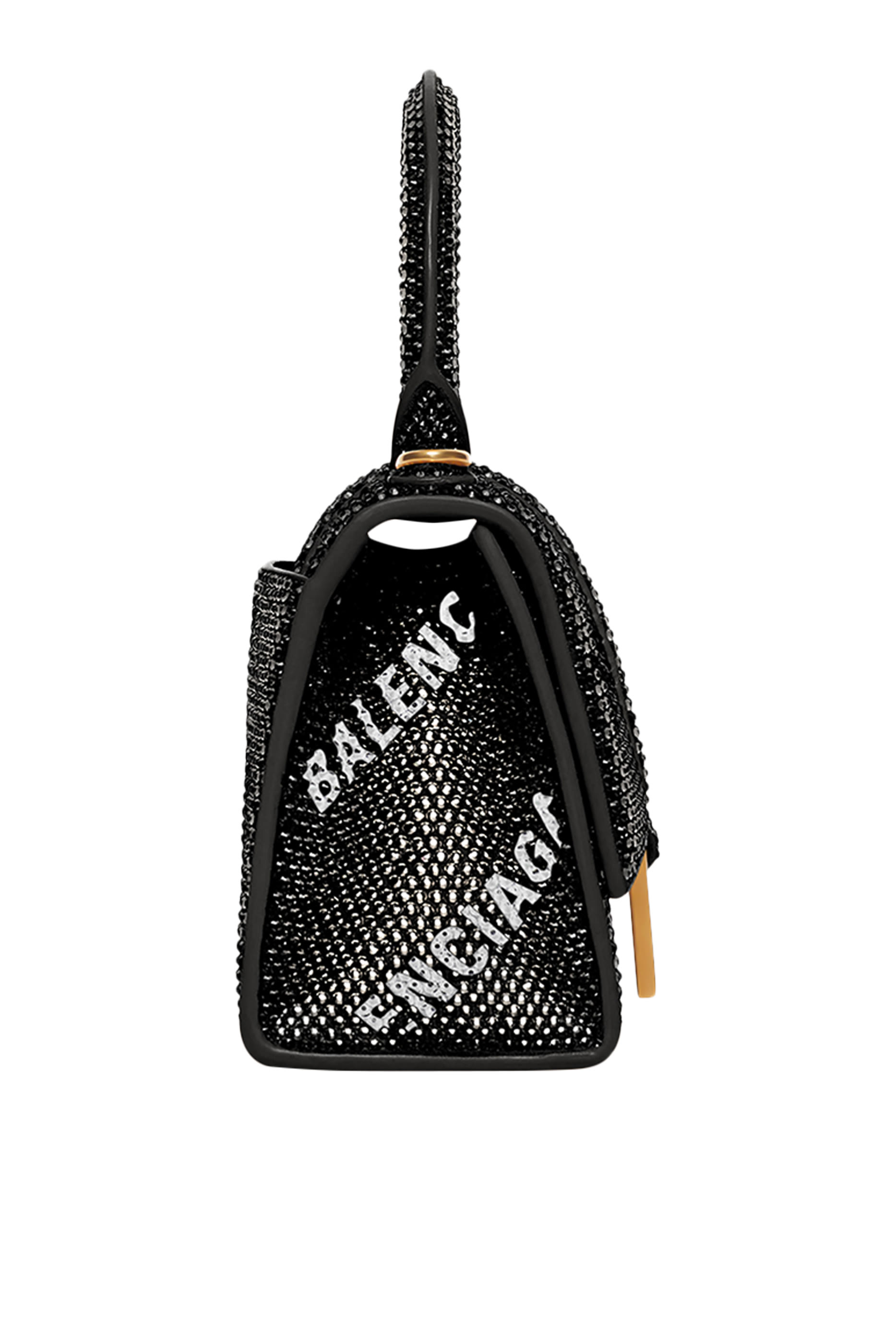 حقيبة يد اورجلاس مقاس XS مرصعة بأحجار الراين