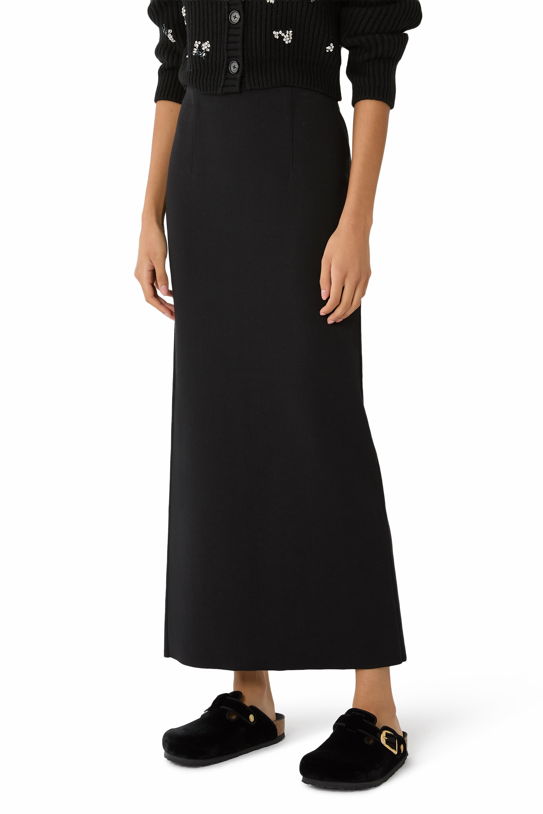 حذاء بوسطن مفتوح من الخلف مخمل