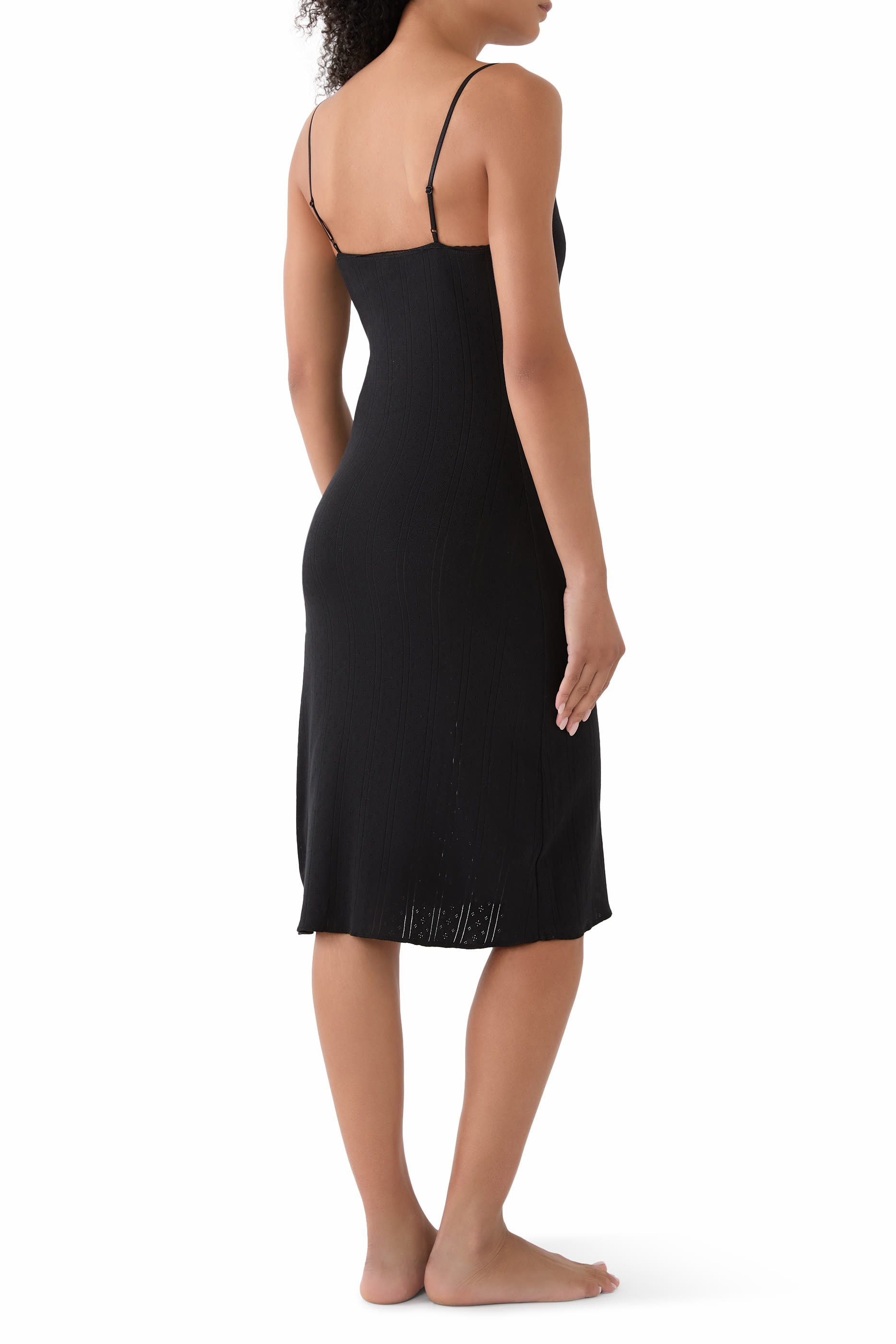 فستان نوم متوسط الطول