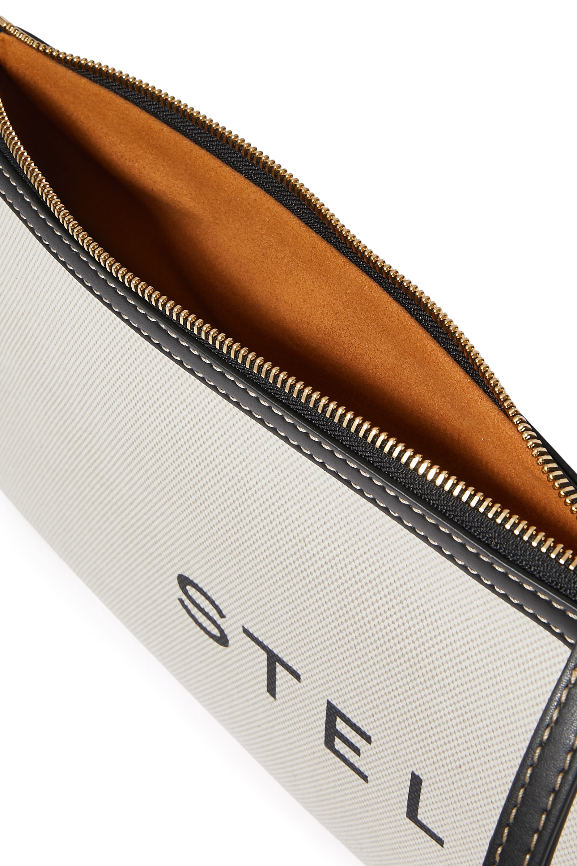 حقيبة قماش قنب بشعار الماركة