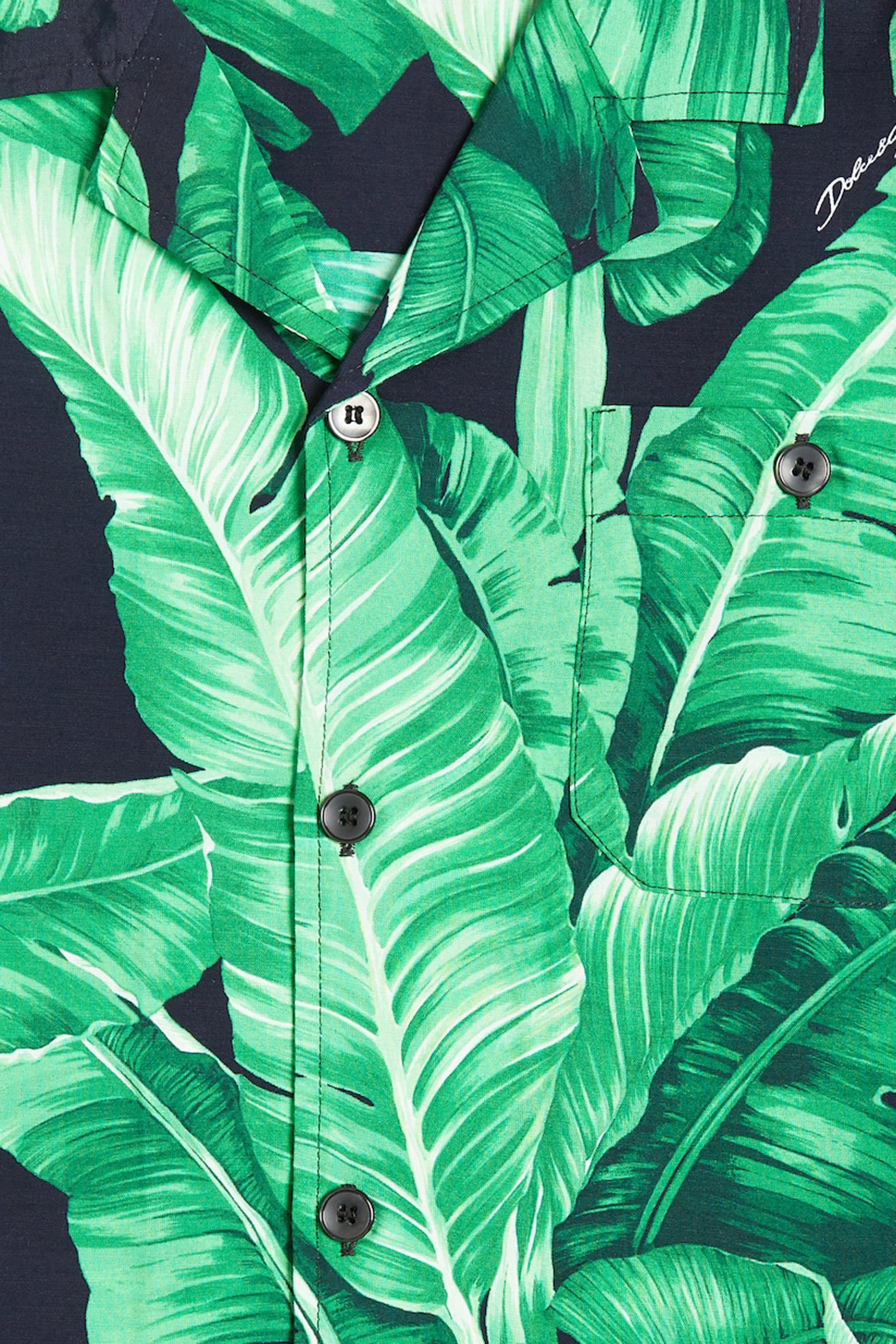 قميص بطبعات أوراق موز للأطفال