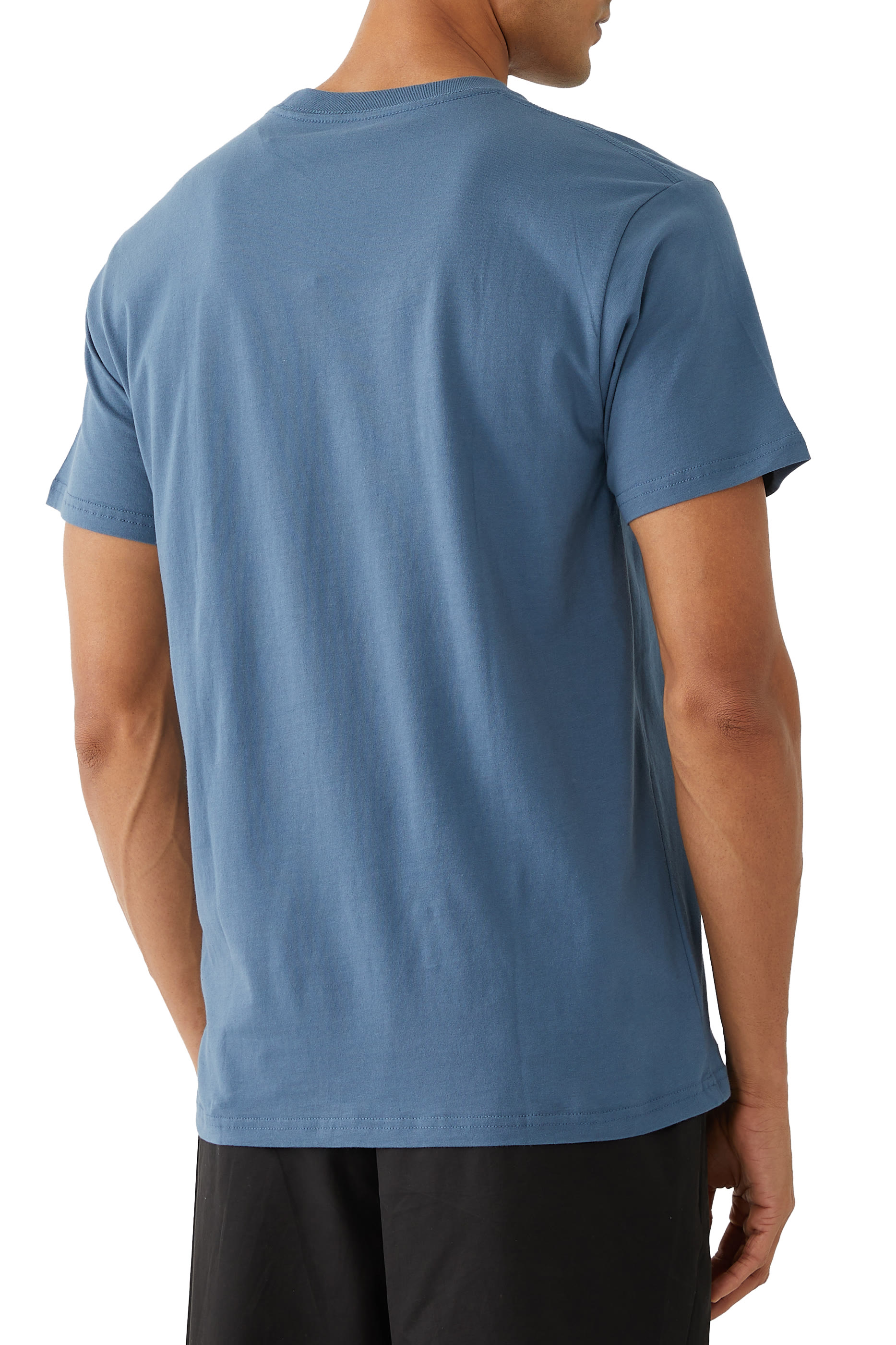 تيشيرت بشعار الماركة قطن ناعم