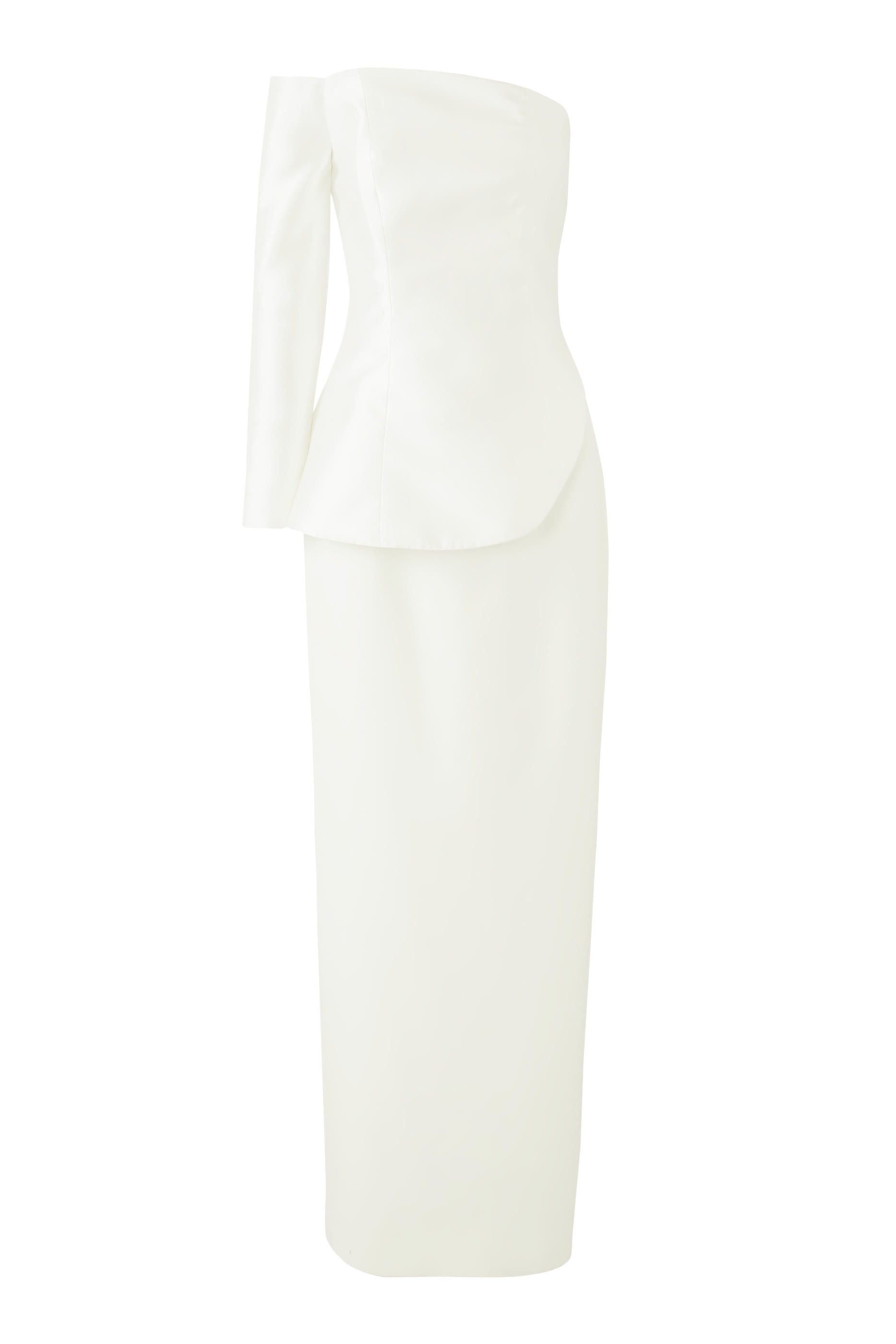 فستان سهرة ميكادو وكريب