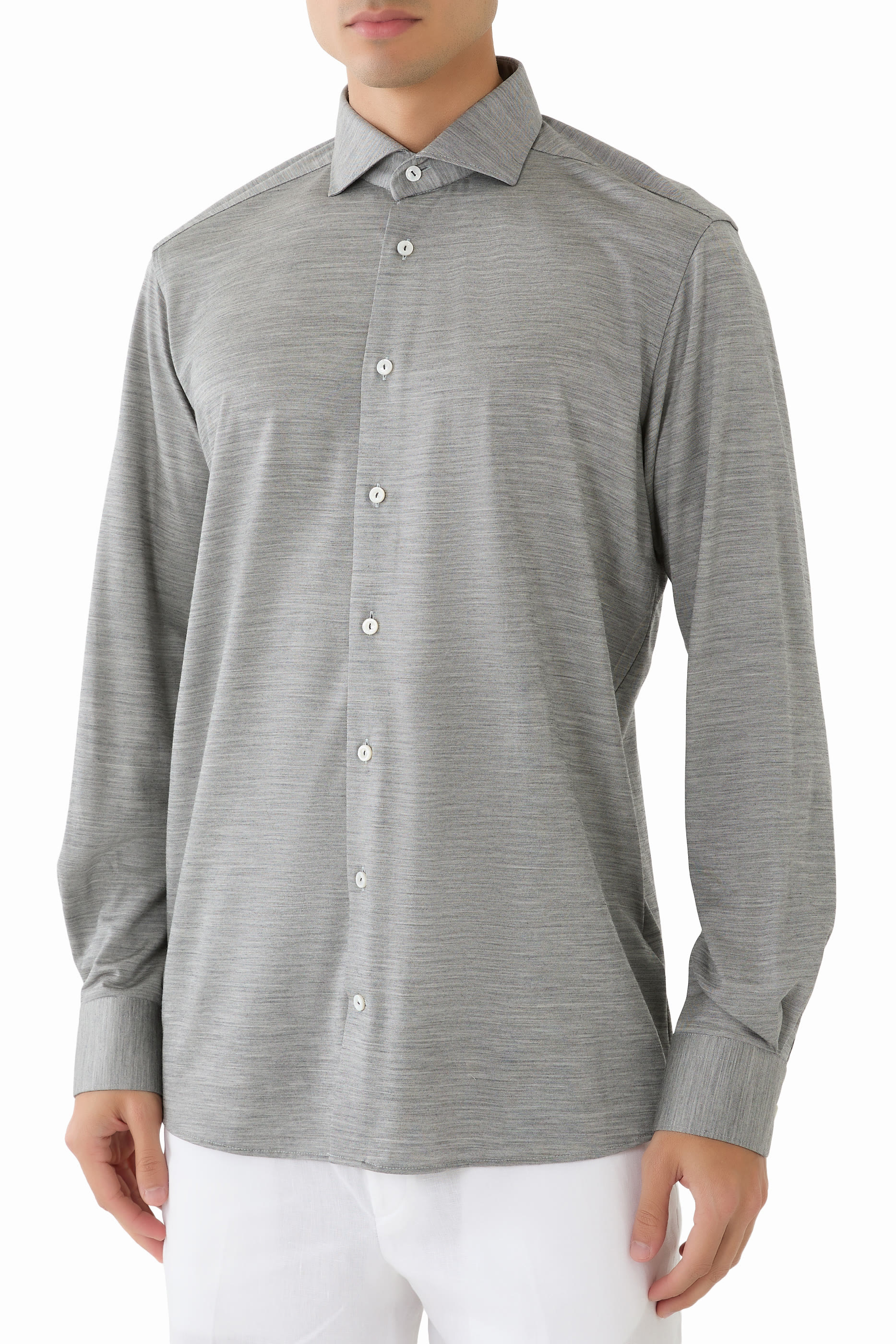 قميص صوف ميرينو ولايوسيل جيرسيه