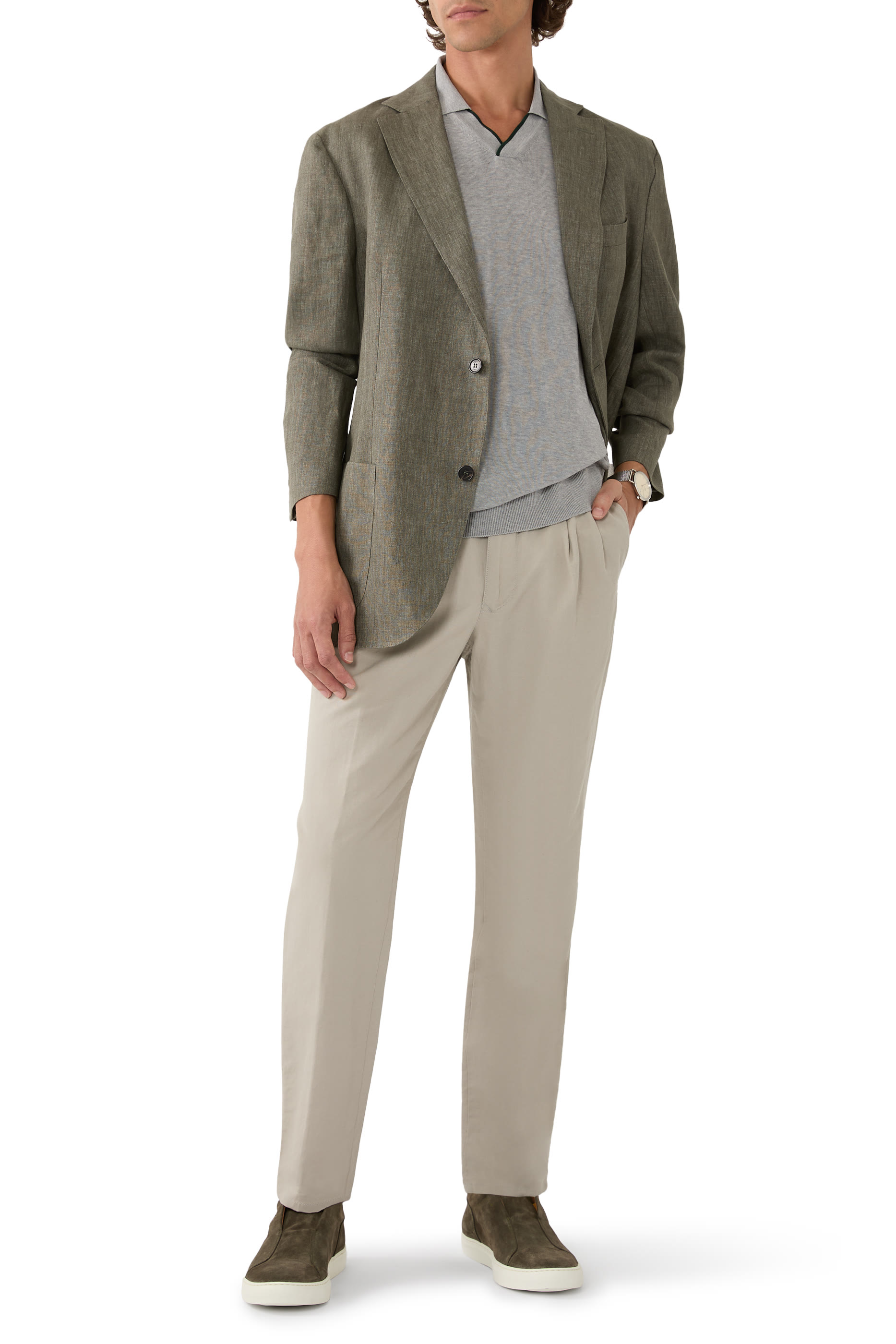 بنطال بقصة ضيقة من الاسفل سامر ستان