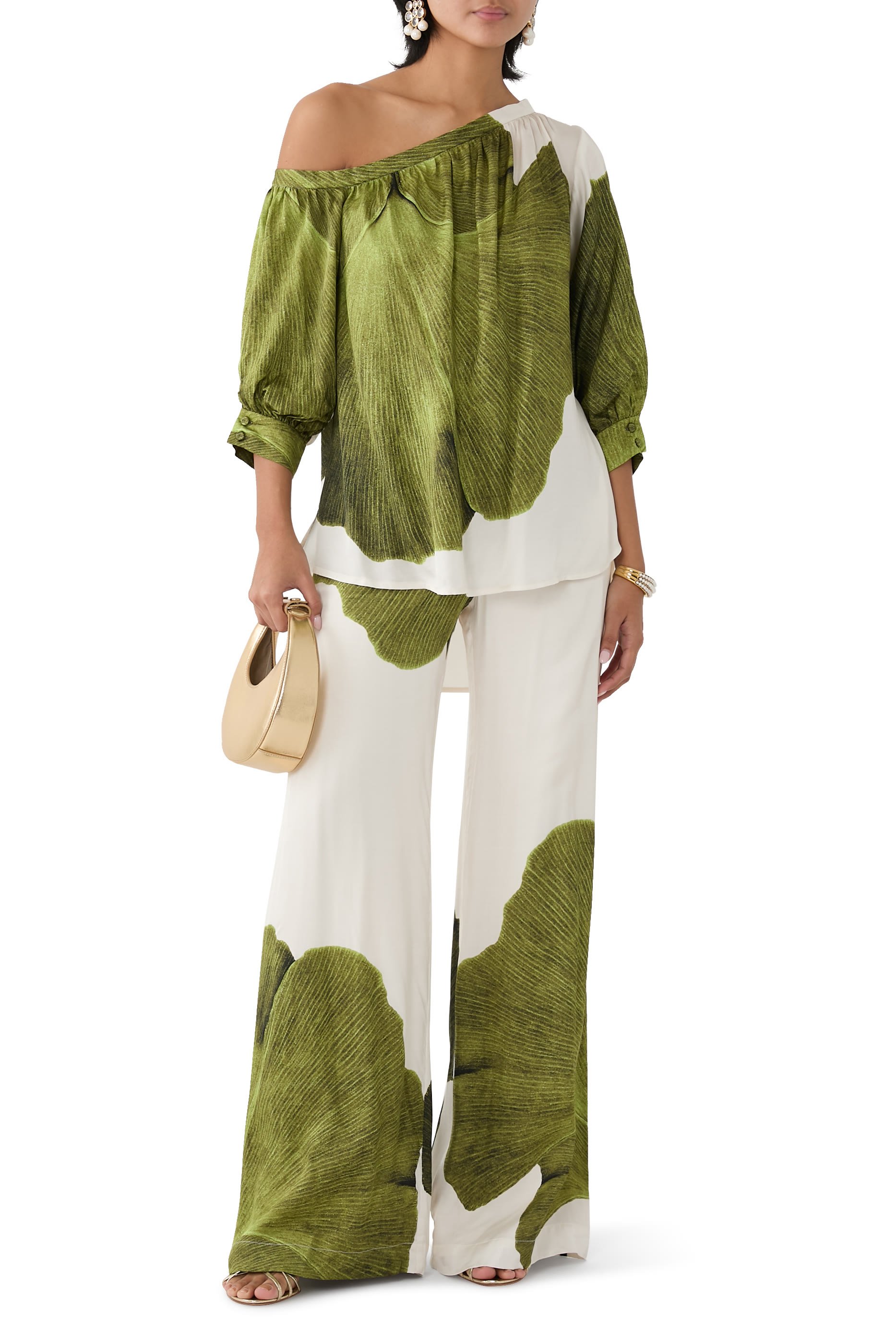 بلوزة سي سينتي بتصميم غير متماثل بكتف واحد