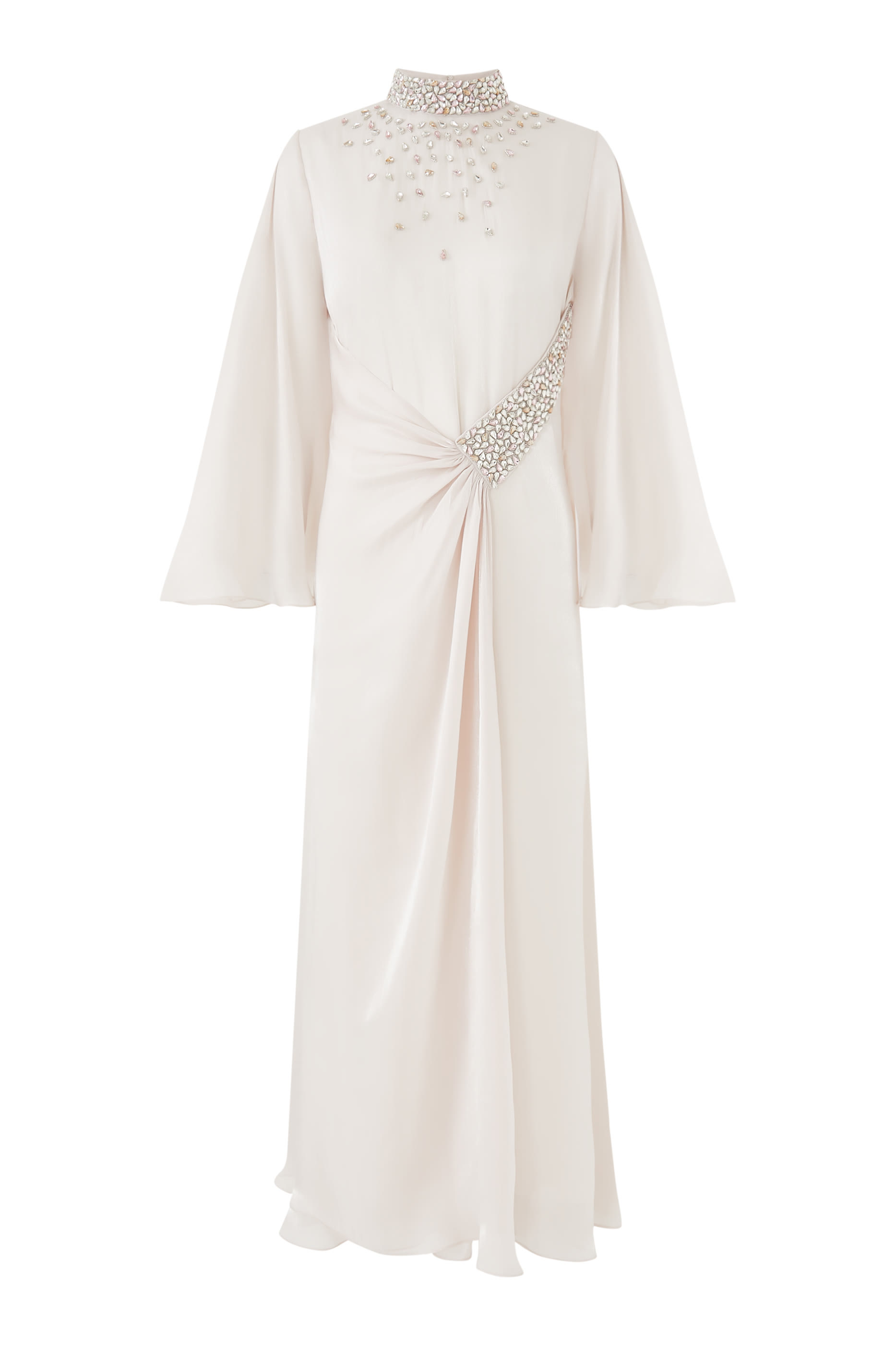 قفطان زوريا بالكريستال وياقة عالية