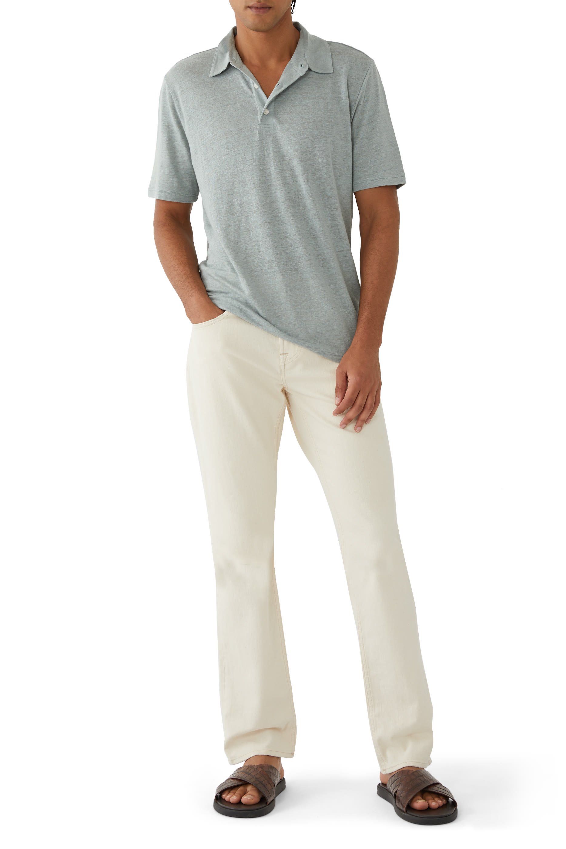 قميص بولو كتان