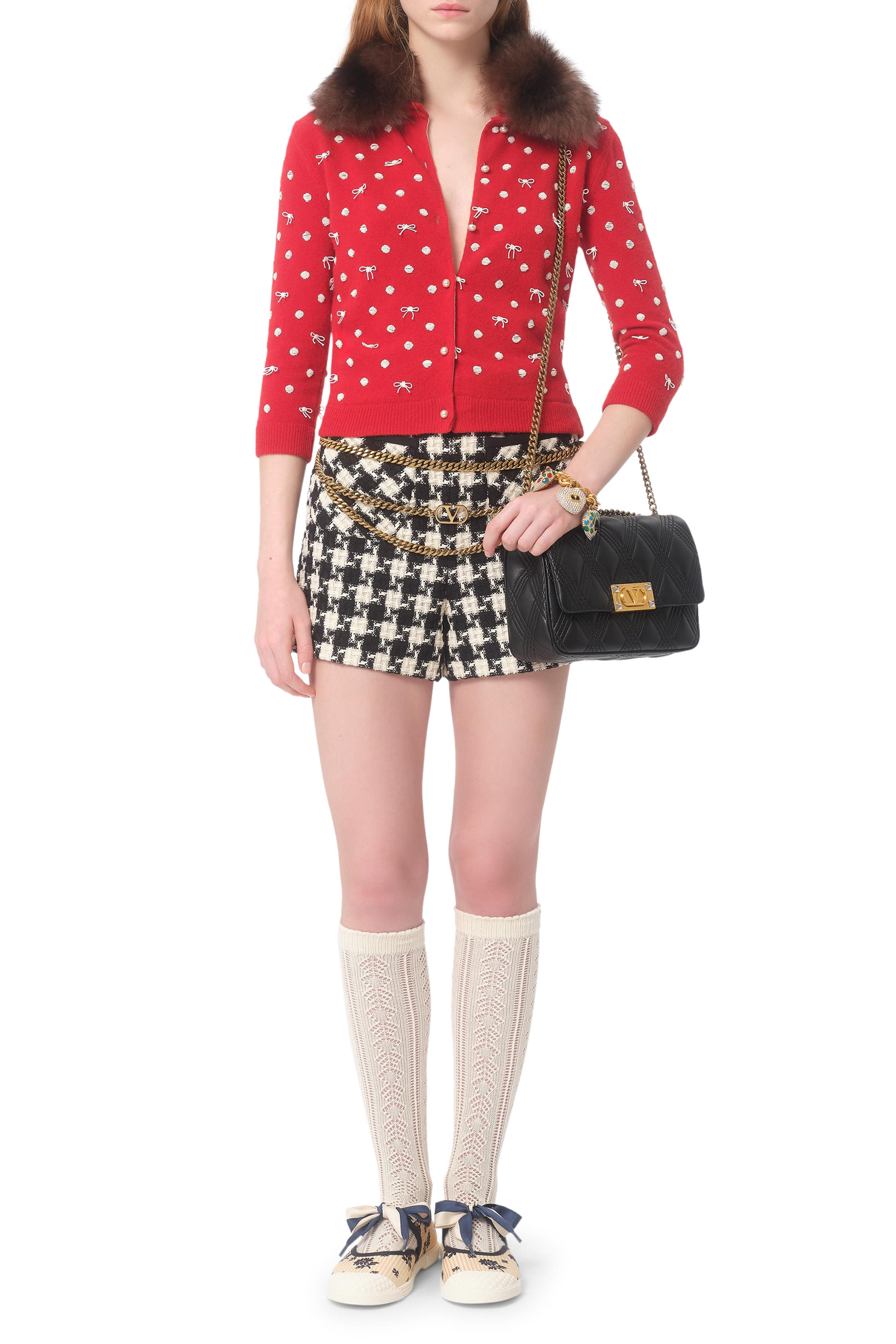 حقيبة كتف كويلتي 67 متوسطة