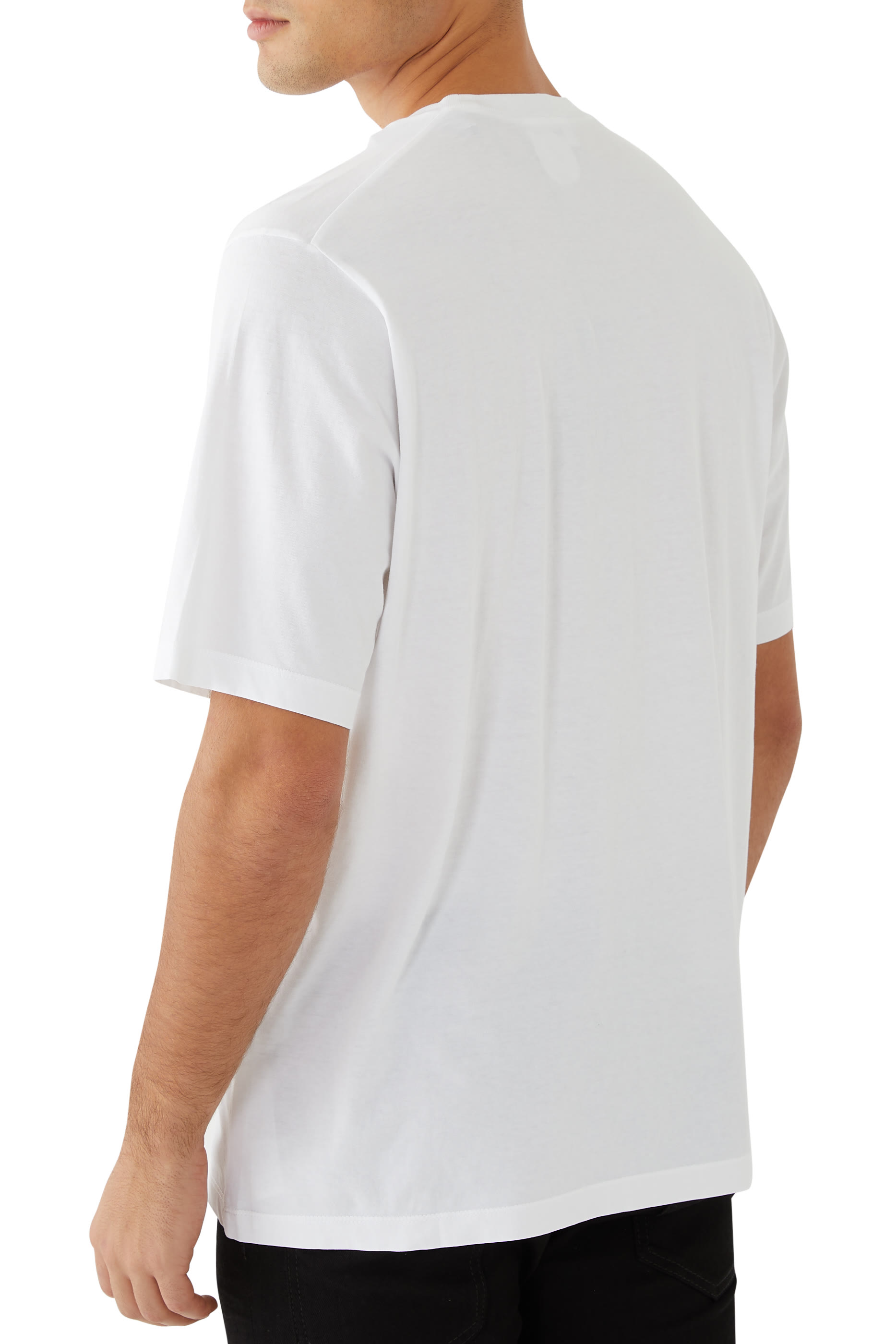 تيشيرت بشعار الماركة قطن