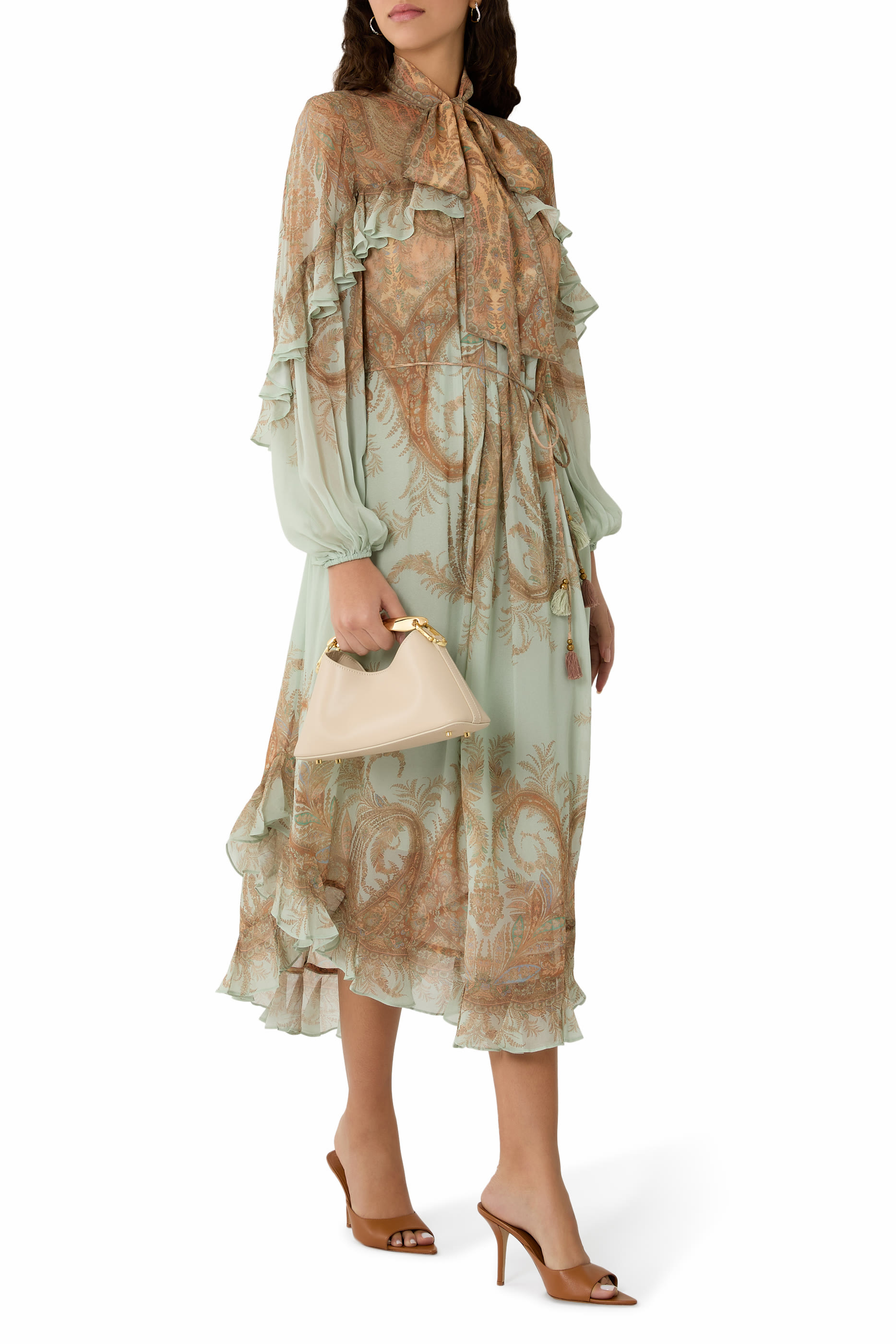 Memento Flutter Midi Dress