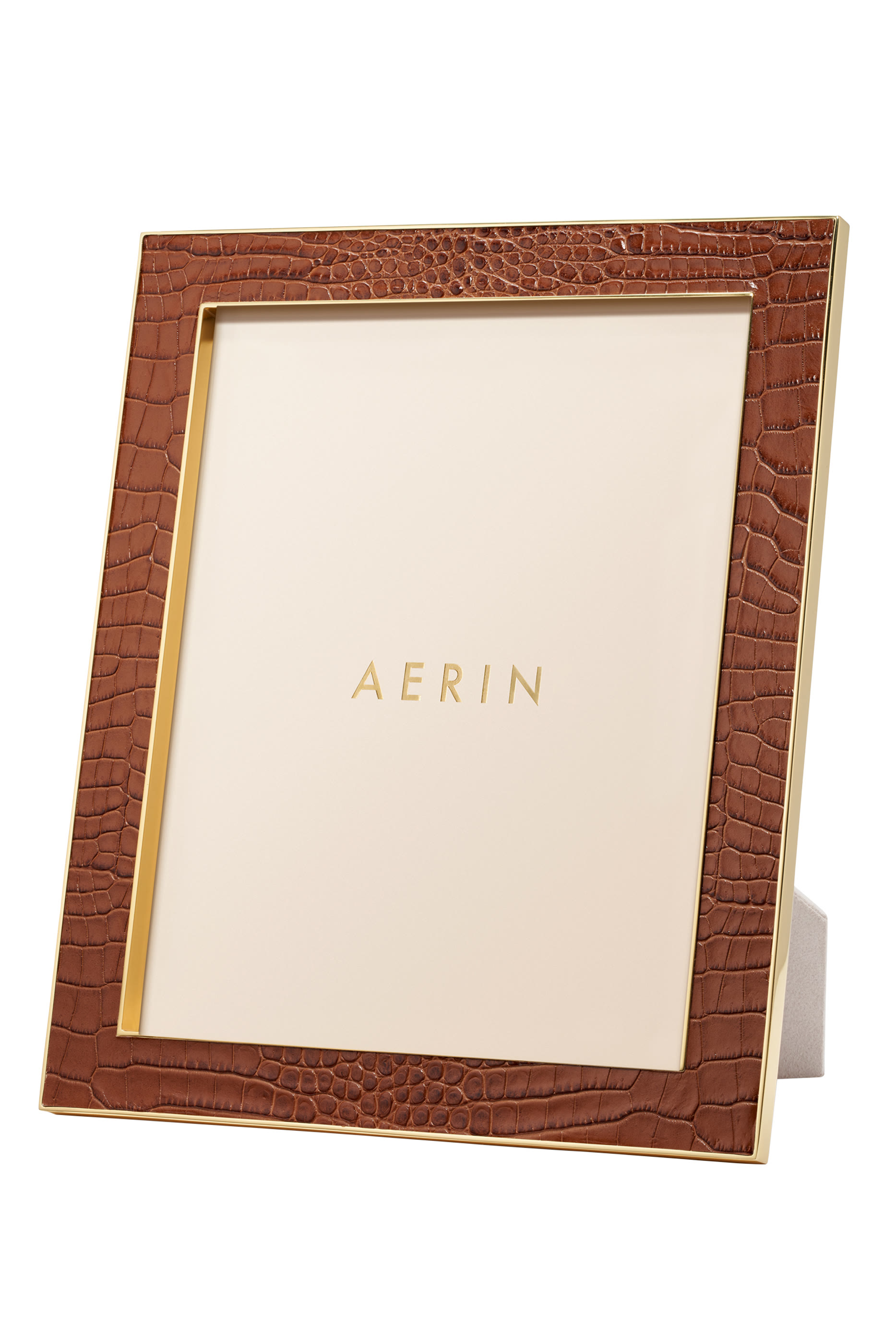 إطار صور كلاسيك جلد بنقشة جلد تمساح