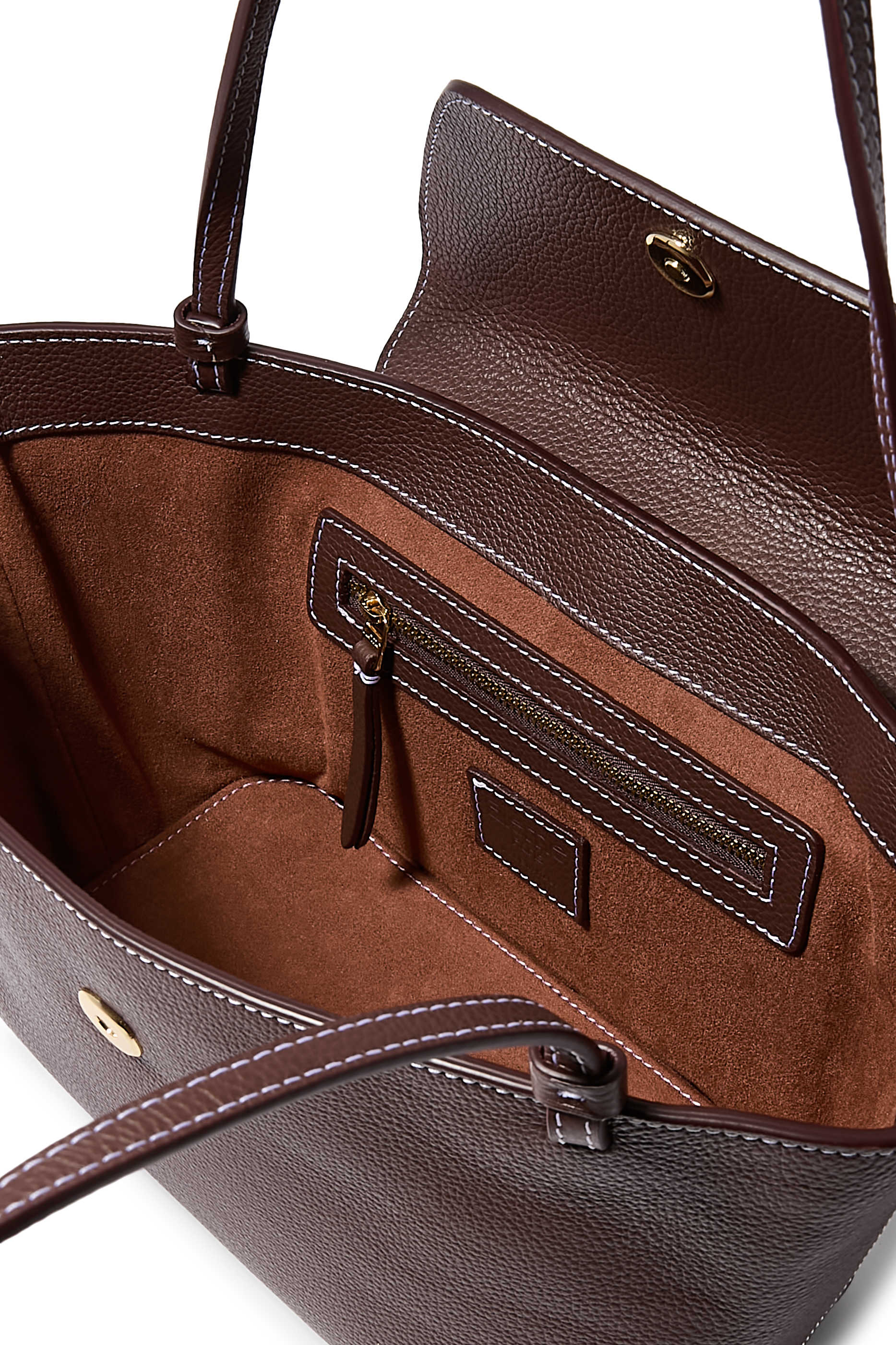 حقيبة يد كورير جلد بارز الملمس