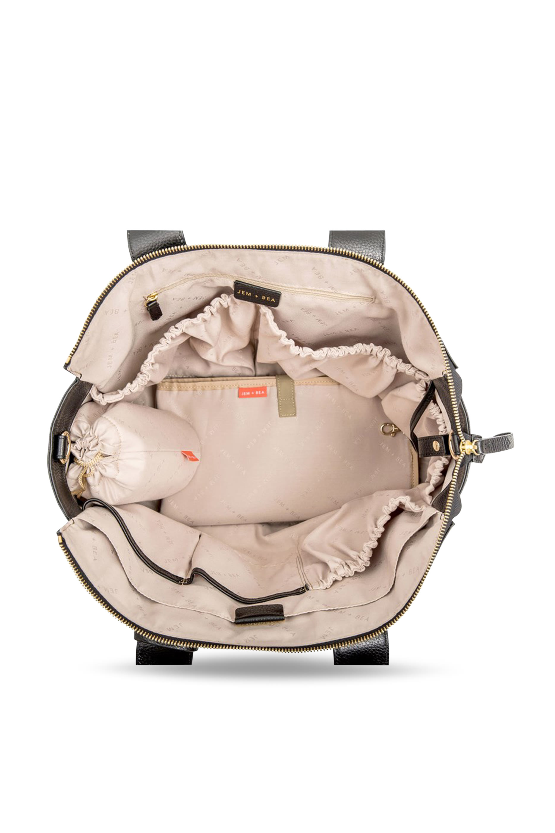 حقيبة تغيير الحفاضات جميما جلد