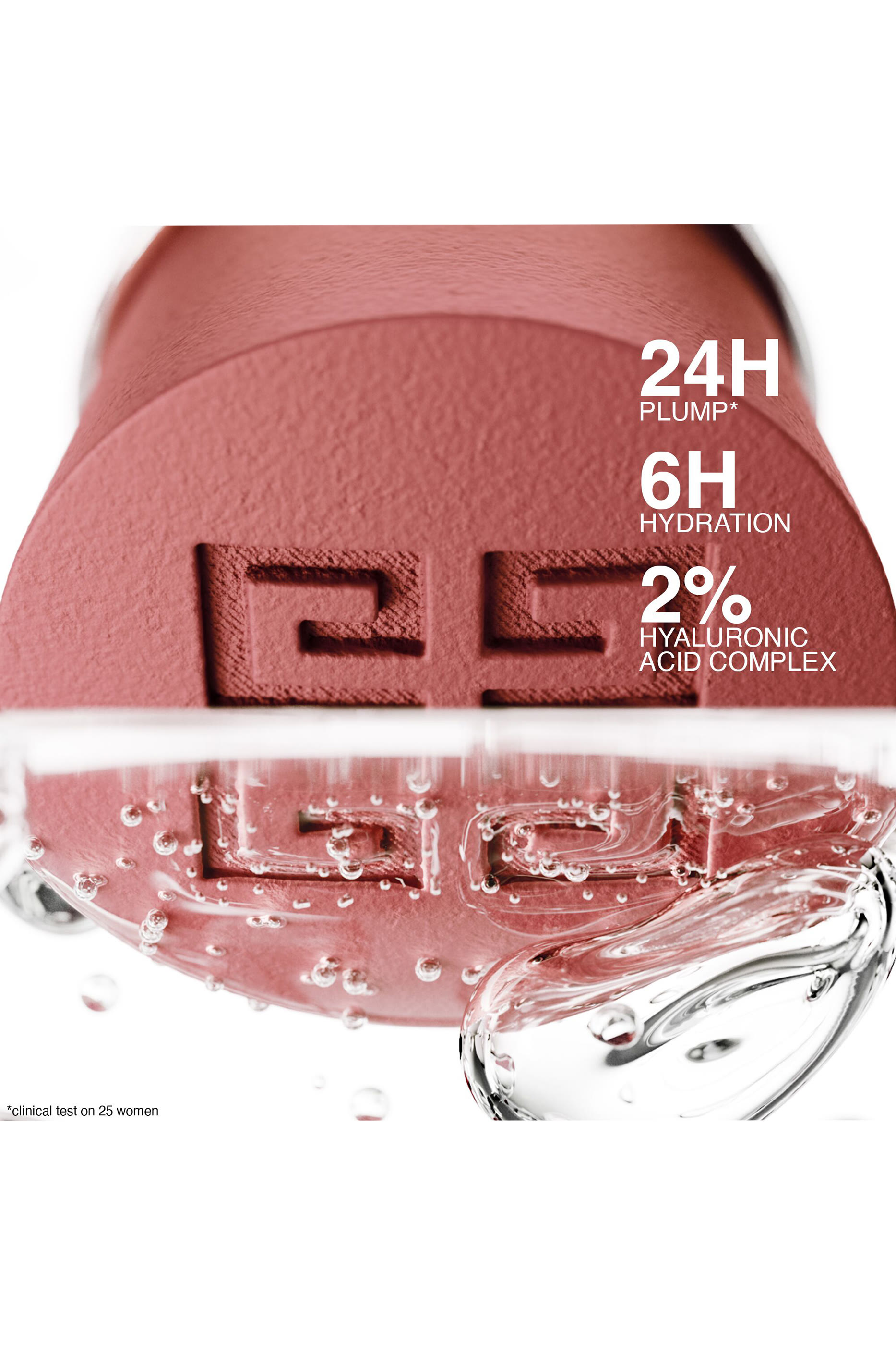 أحمر شفاه لو روج مخملي غير لامع يدوم طويلاً لملء الشفاه