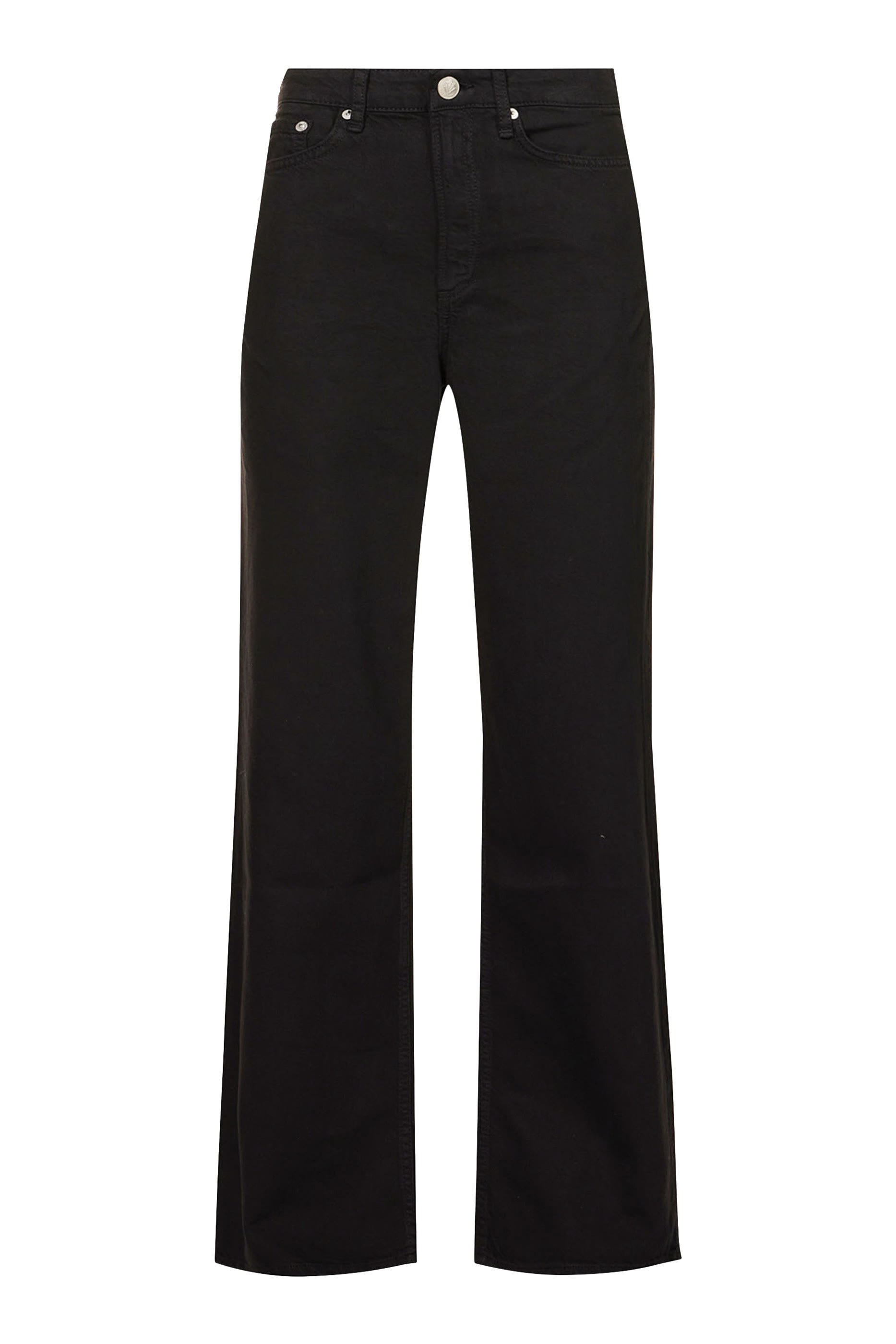 بنطال جينز لوغان خفيف الوزن بقصة ساق واسعة