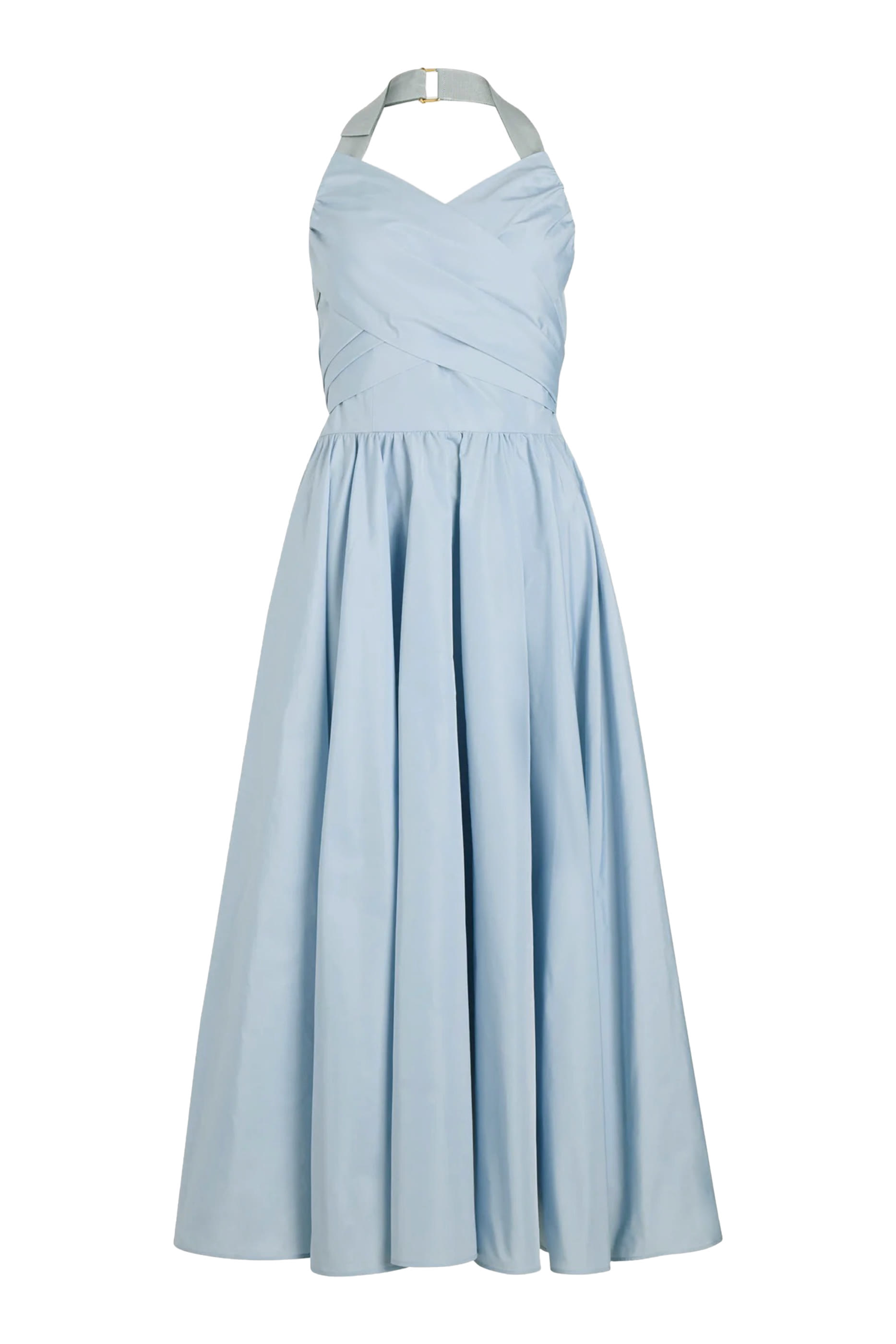 فستان طوبل برباط حول الرقبة