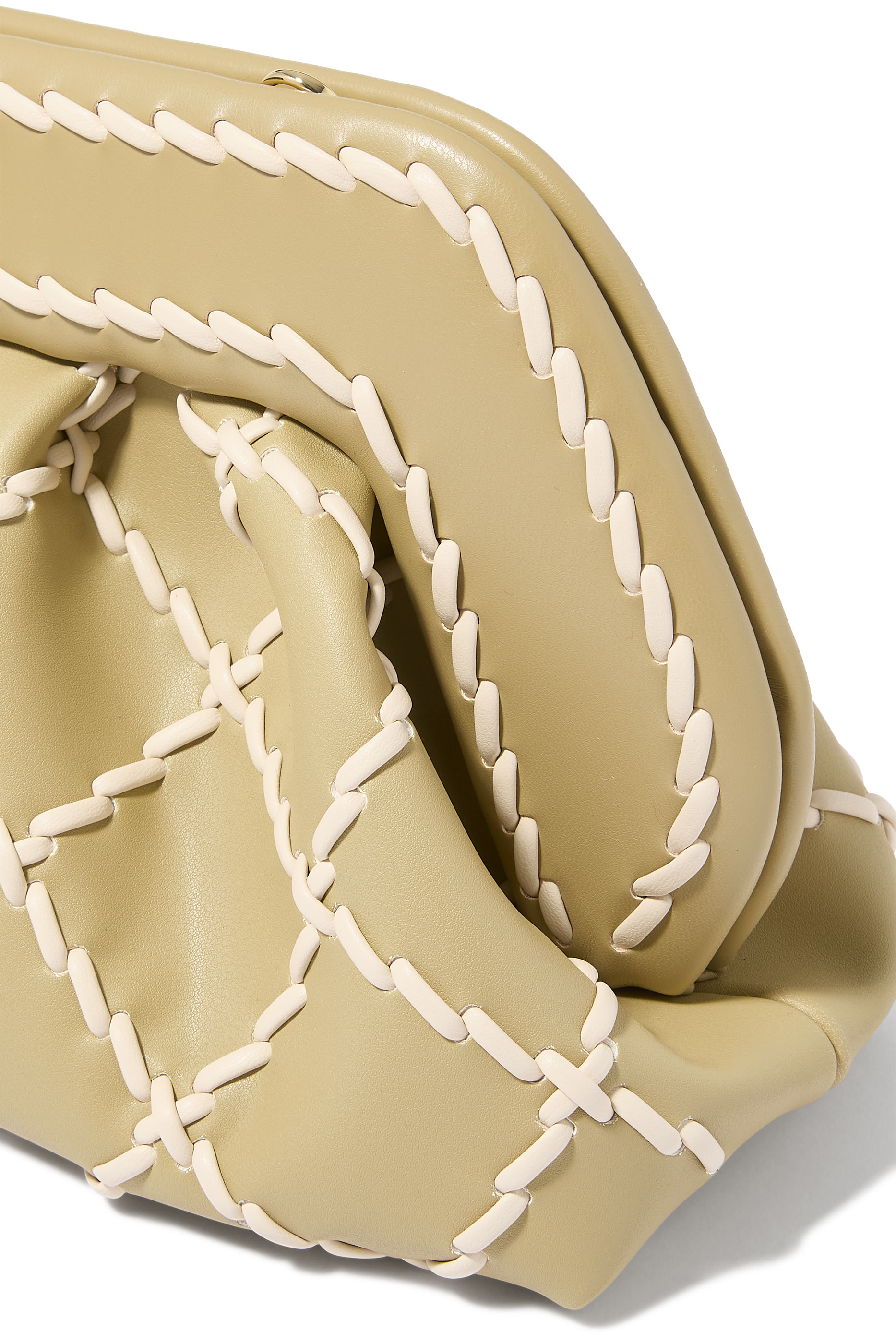 حقيبة كلاتش تيا بامبو ودانتيل