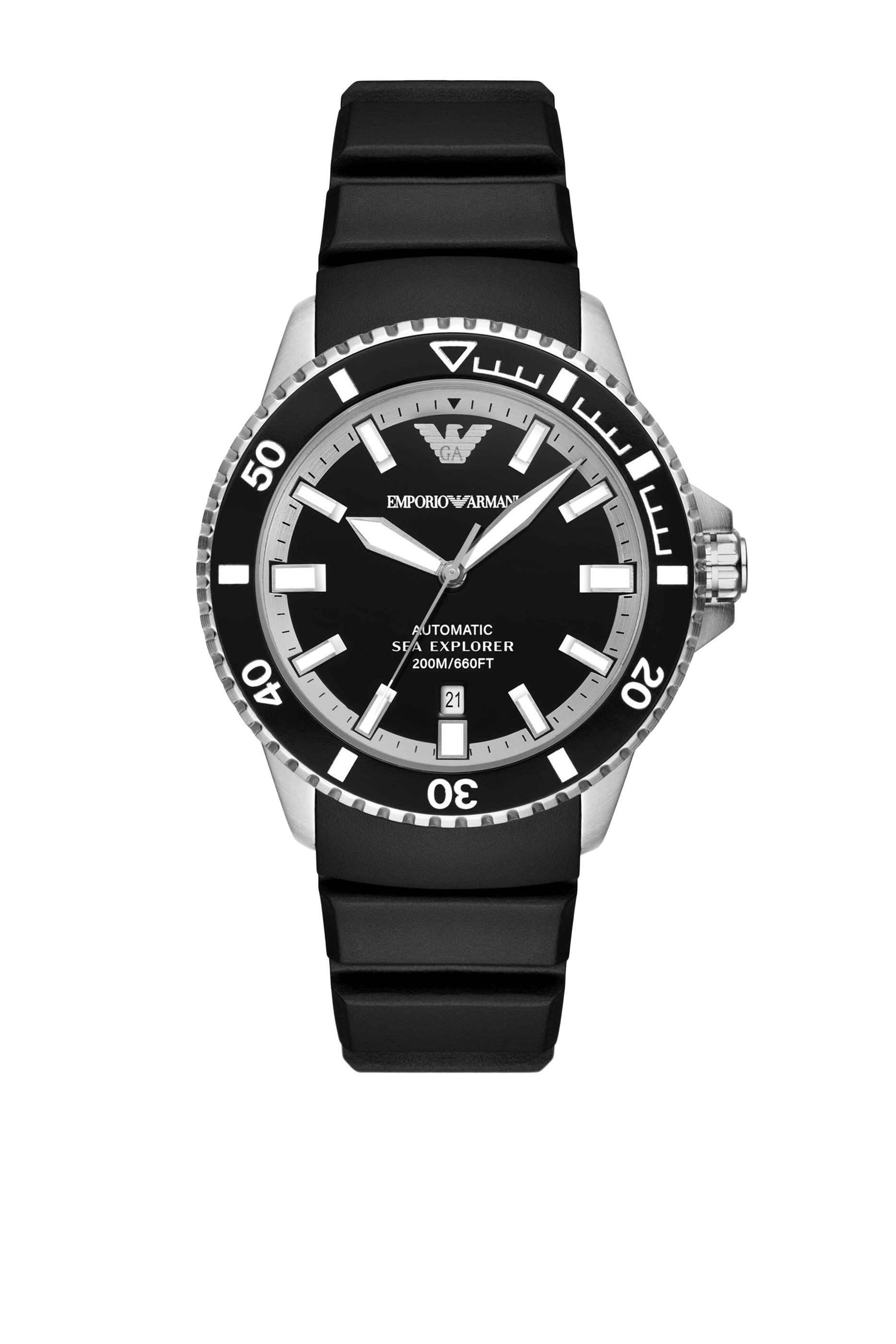 ساعة كرونوغراف 42.5 مم سيليكون