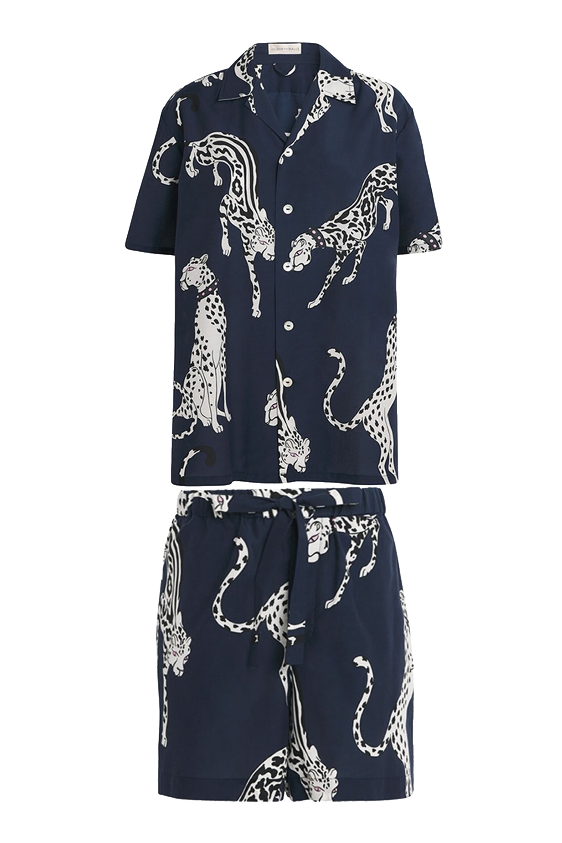 طقم بيجامة إميلي زيغفيلد بنقشة نمر