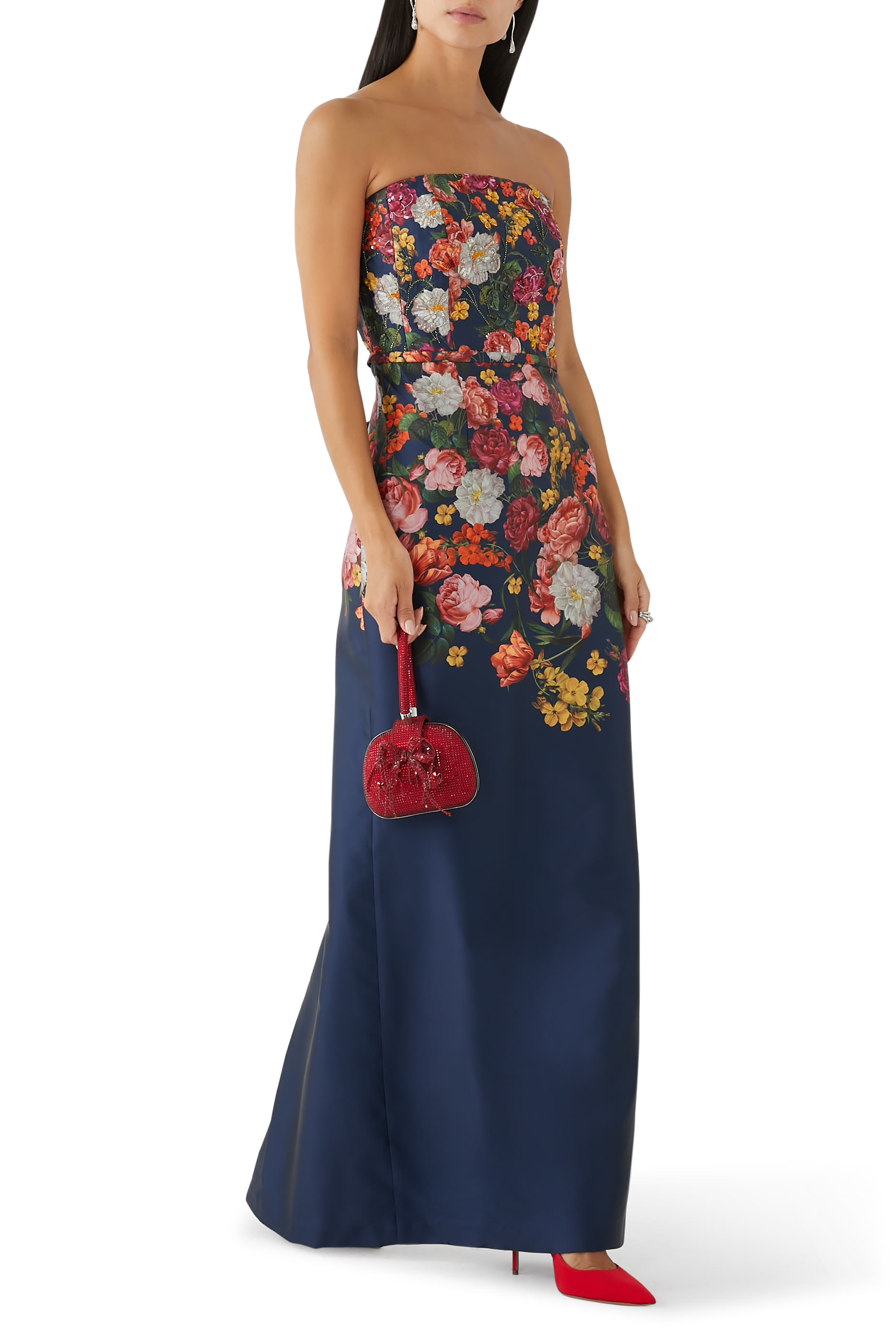 فستان سهرة سابين مطرز