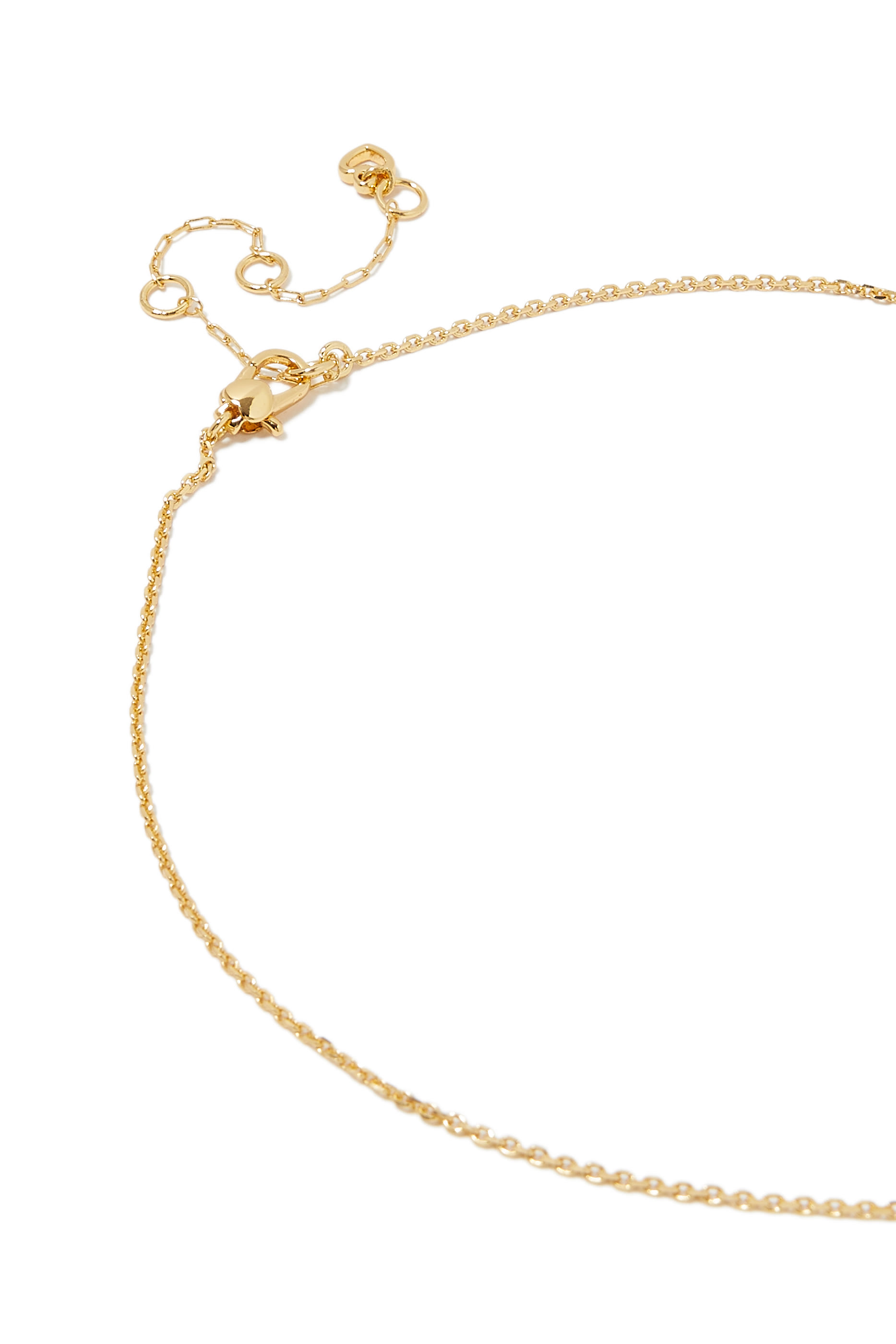 قلادة بلوم ان كولر بدلاية صغيرة مرصعة بأحجار زركونيا مكعبة معدن مطلي