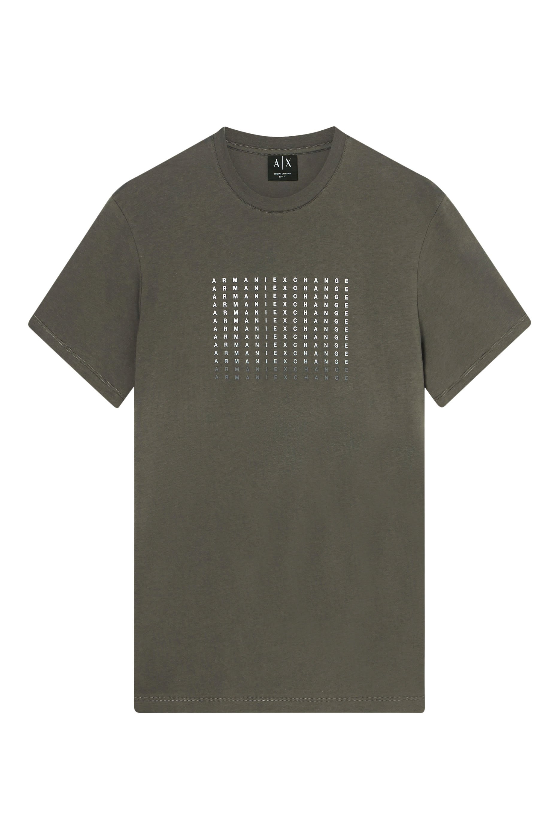 تيشيرت بطبعة شعار الماركة قطن