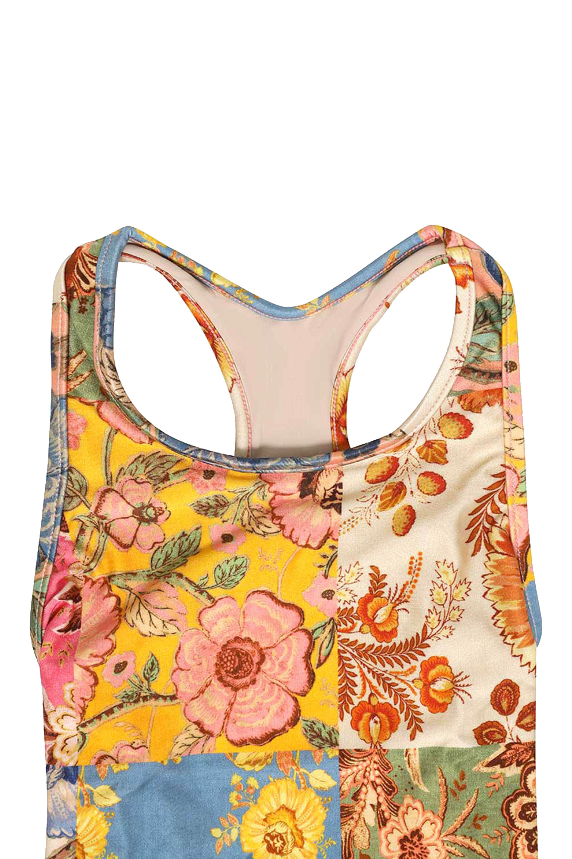 لباس سباحة قطعة واحدة يوني بتصميم رياضي للأطفال