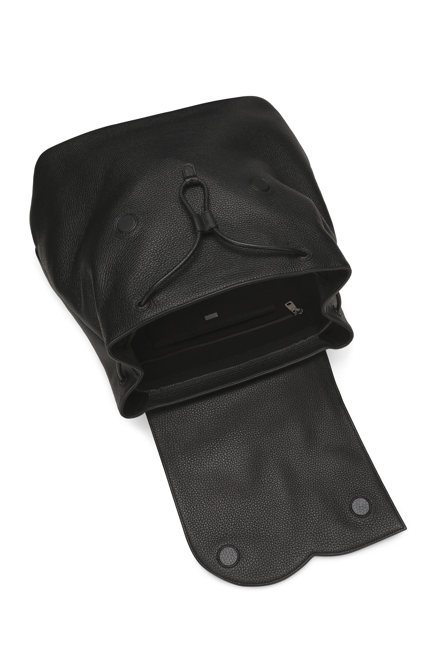 حقيبة ظهر جلد غزال