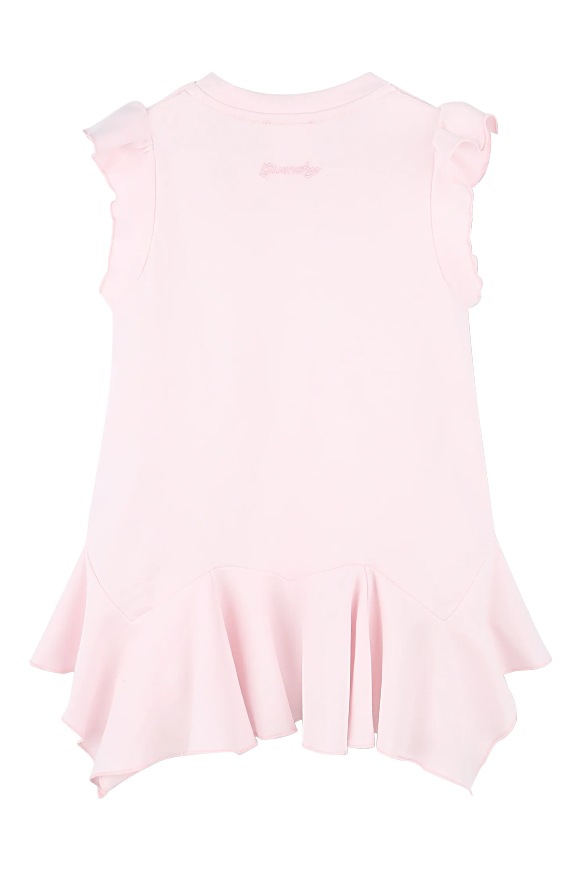 فستان بشعار الماركة في الأمام والخلف للأطفال