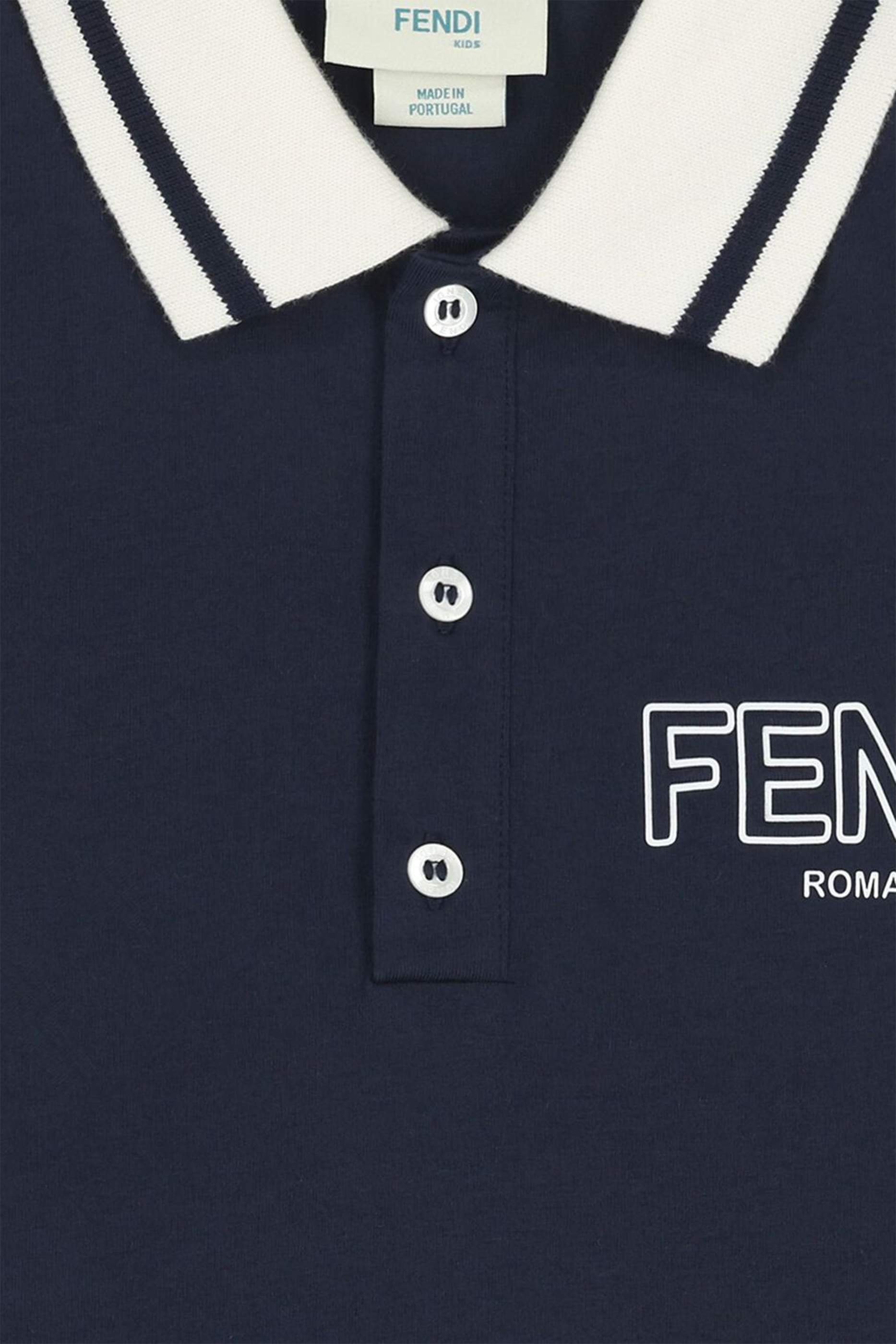قميص بولو بشعار الماركة للأطفال