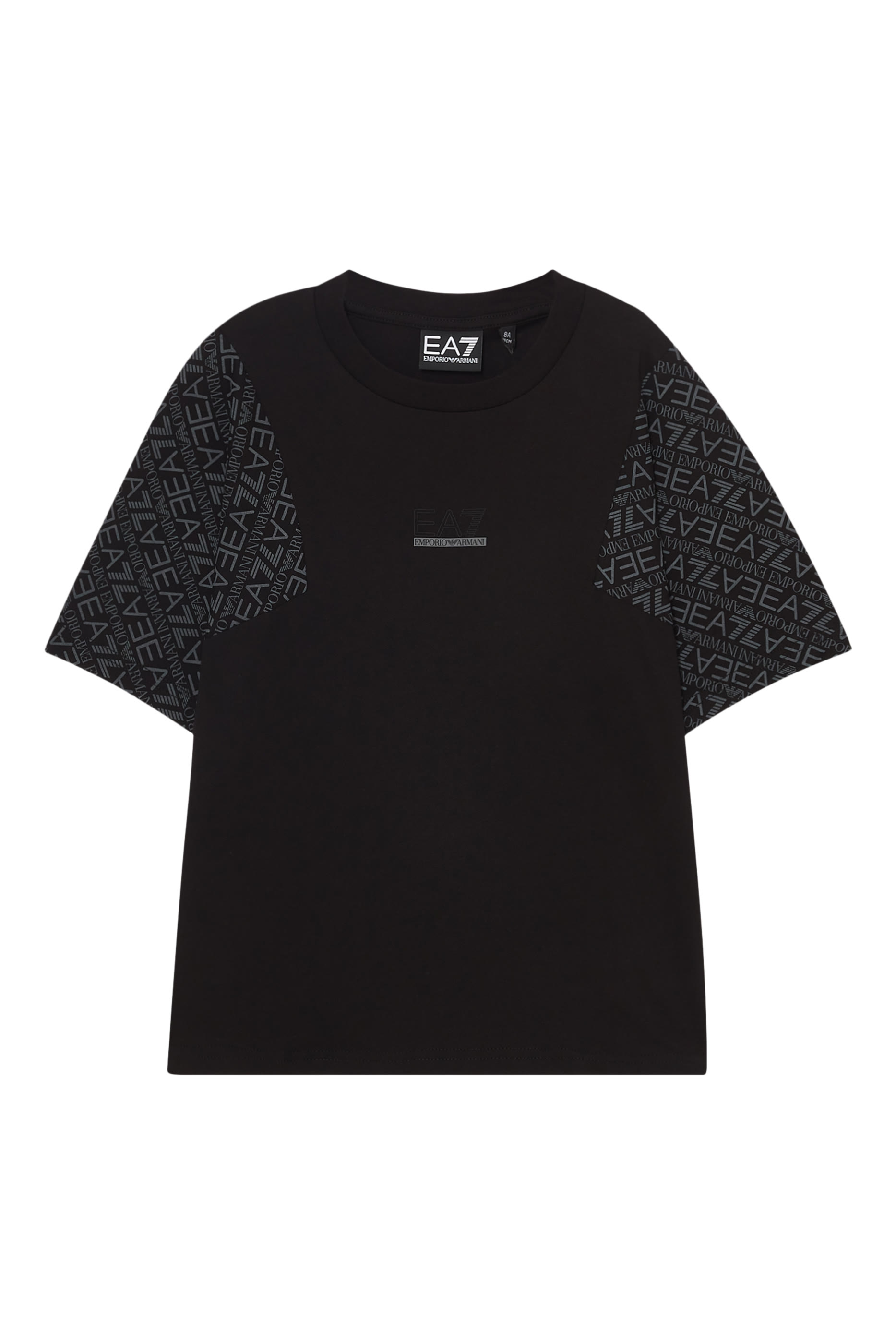 تيشيرت بحروف شعار الماركة للأطفال