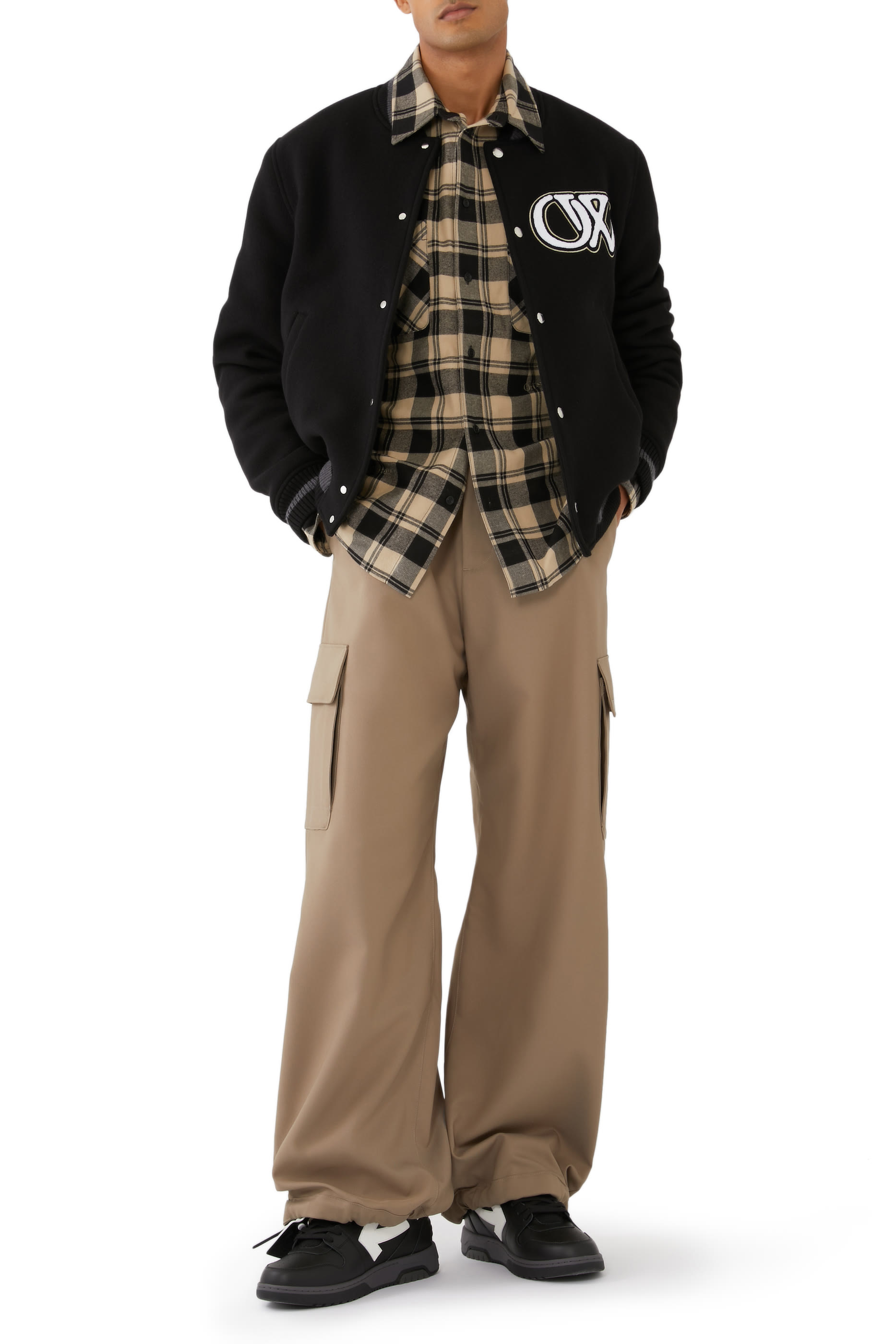 قميص فلانيل بنقشة مربعات