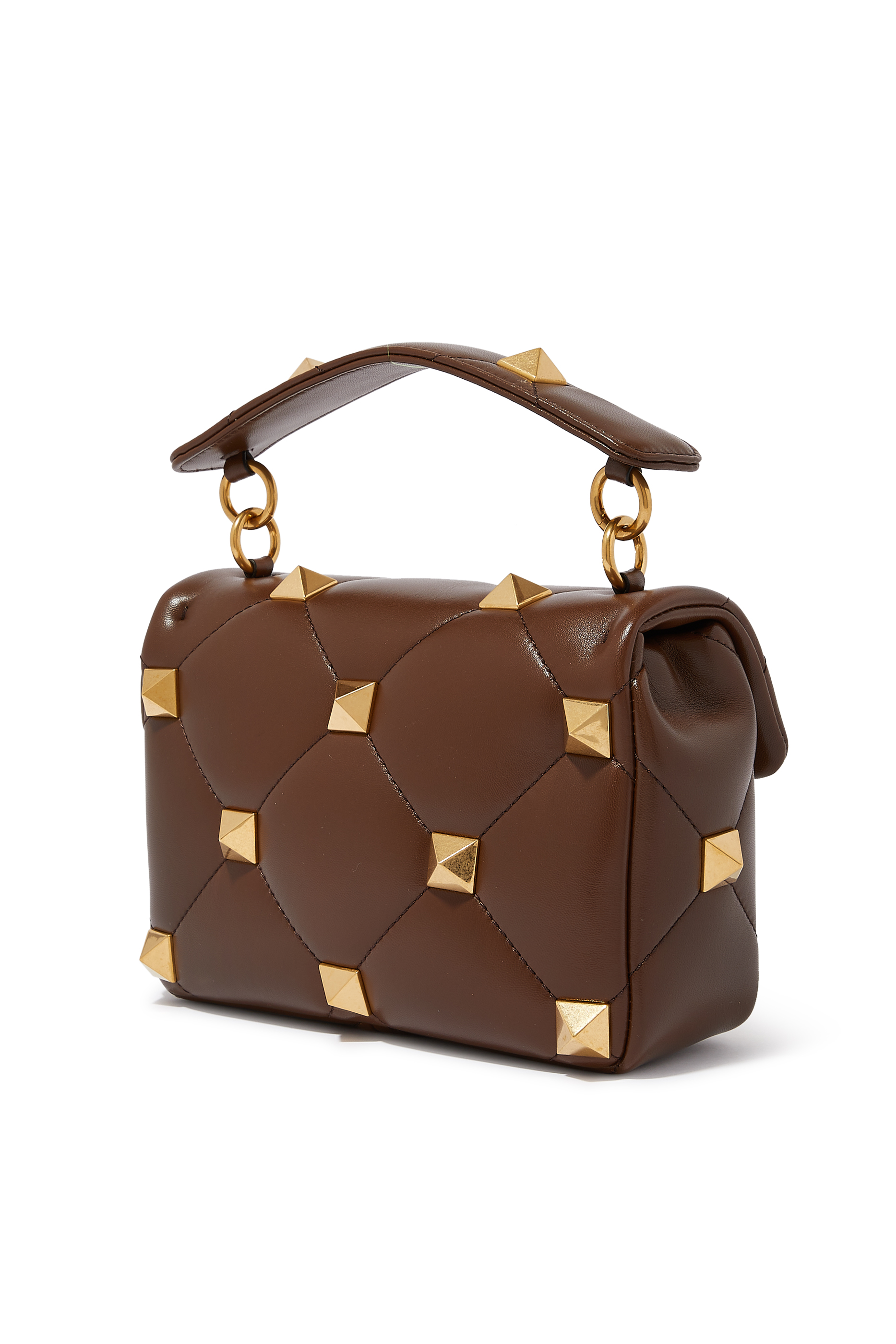 حقيبة فالنتينو غارافاني رومان جلد بحلي