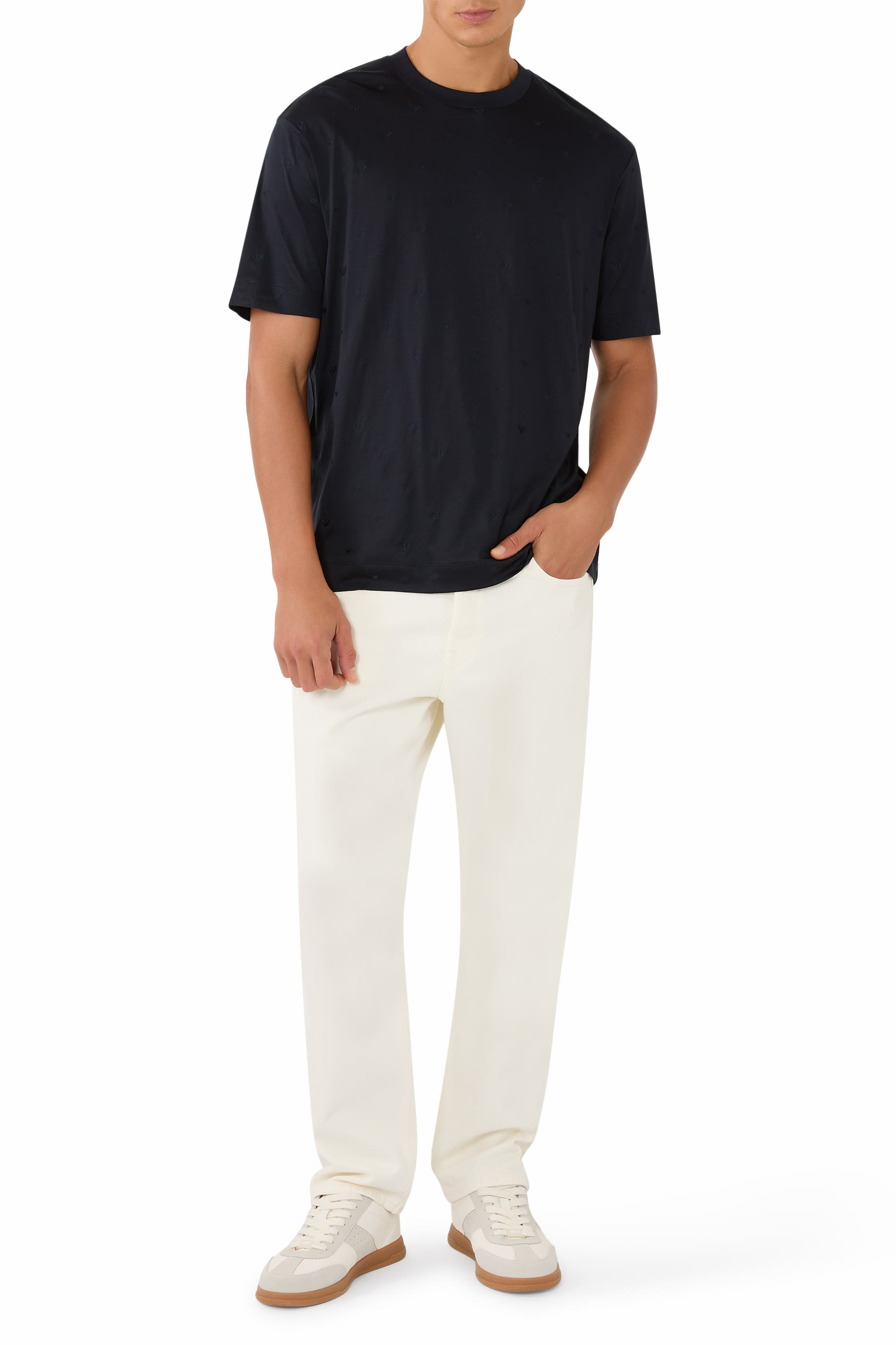 تيشيرت اي أس في مزيج ليوسيل جيرسيه