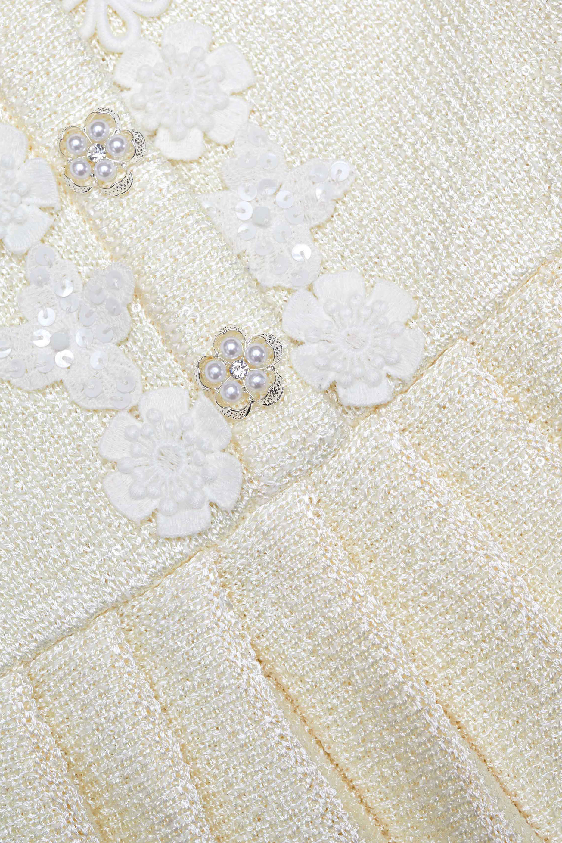 فستان قصير منسوج للأطفال