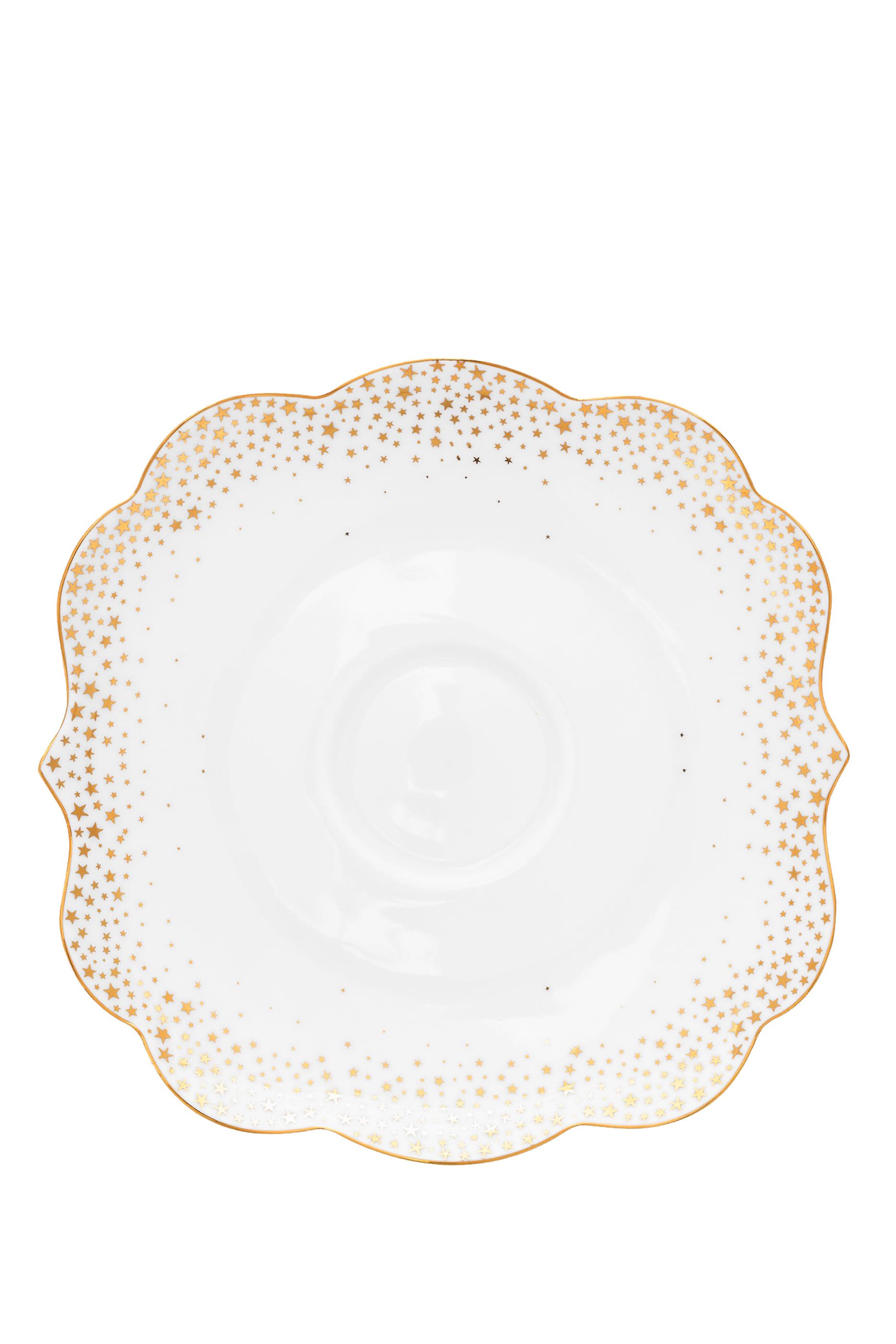 فنجان اسبرسو وطبق رويال وينتر أبيض