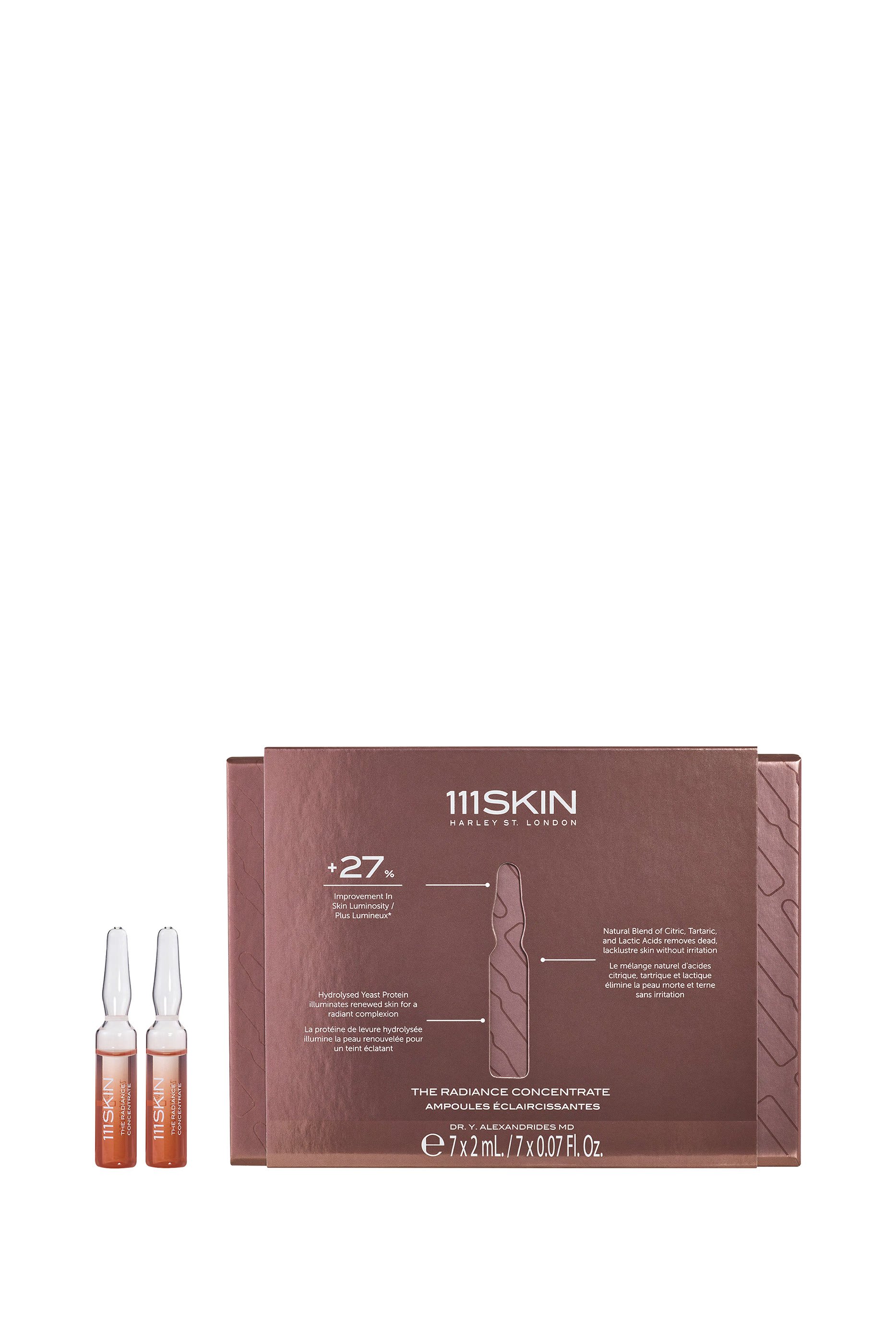 مركز لإشراق البشرة، 7 قطع