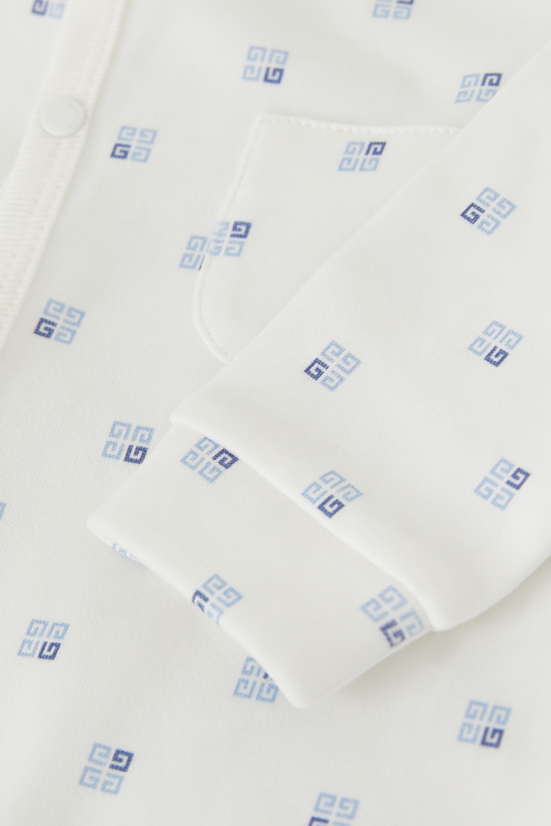 بيجاما مطرزة بشعار الماركة قطن للأطفال