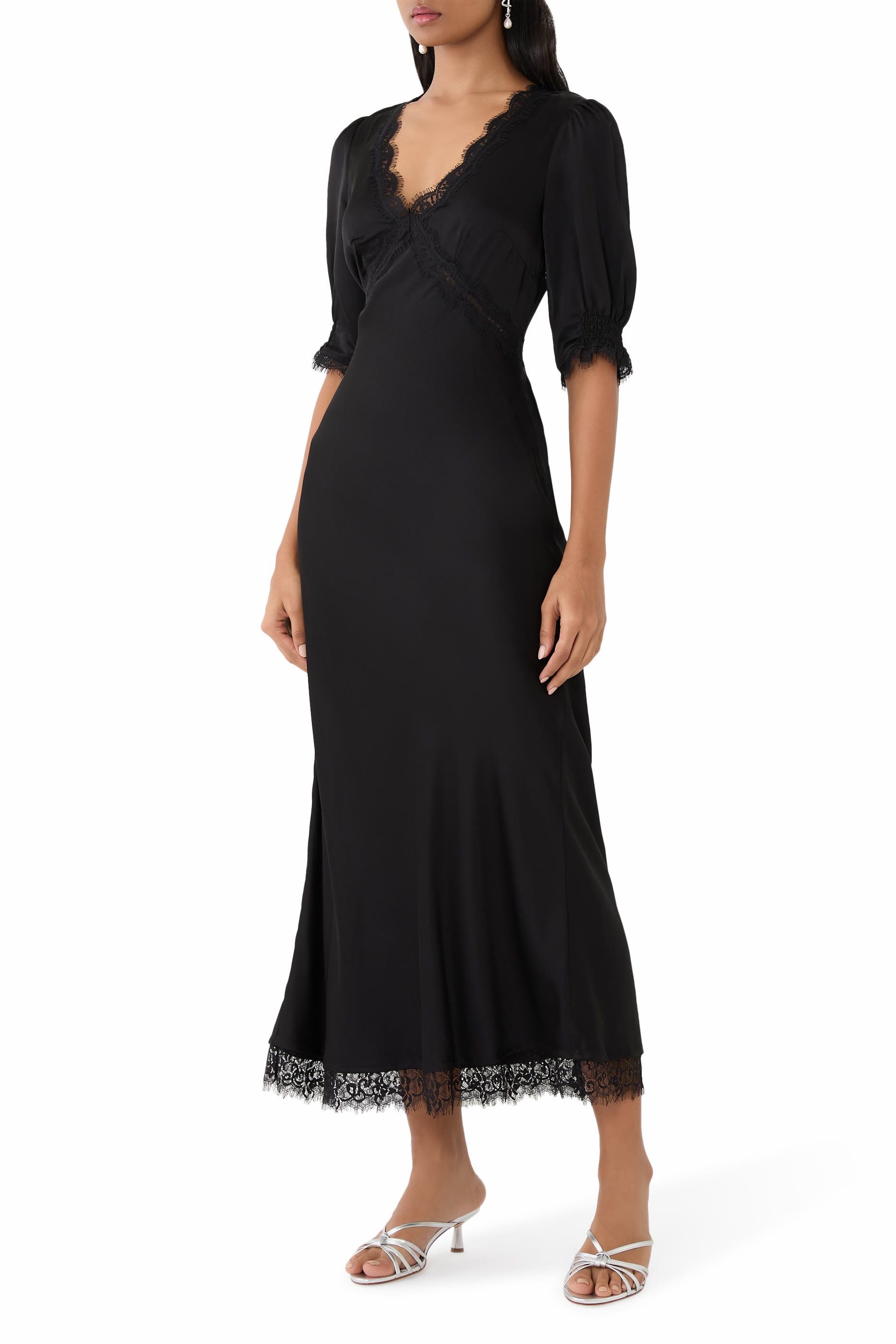 فستان أنينا متوسط الطول