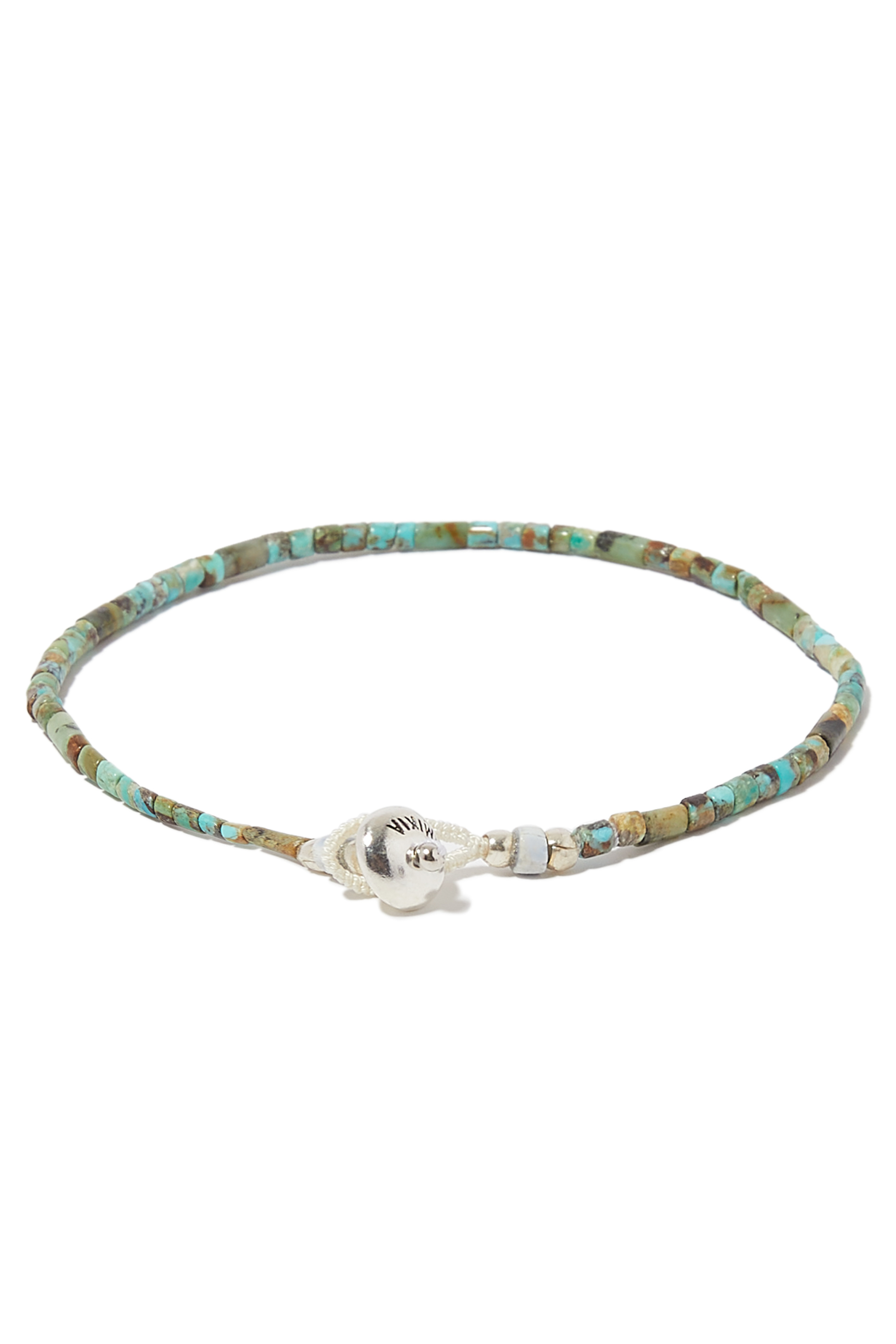 سوار بتصميم مزدوج ملفوف وخرز