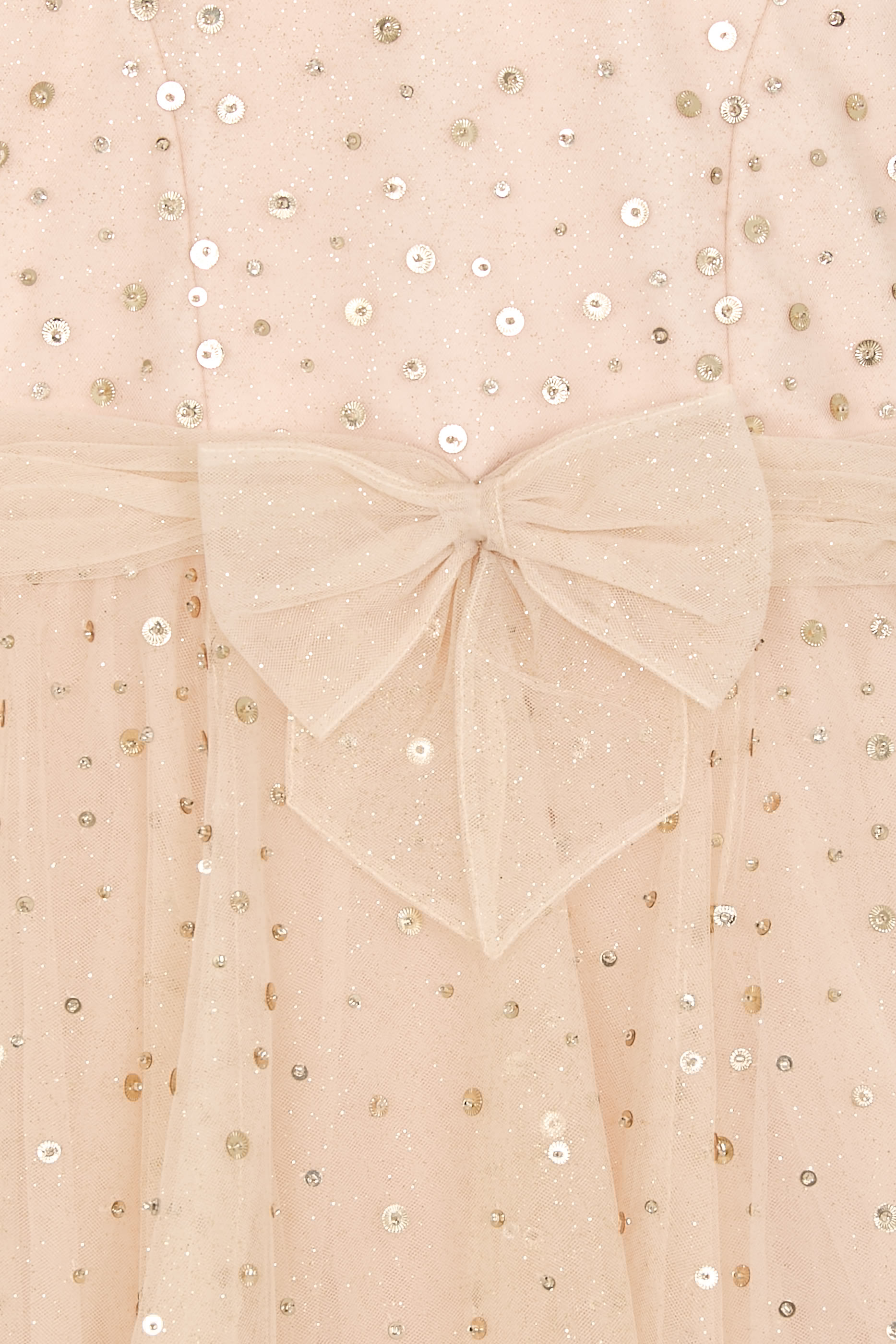 فستان تول مطرز بترتر للأطفال